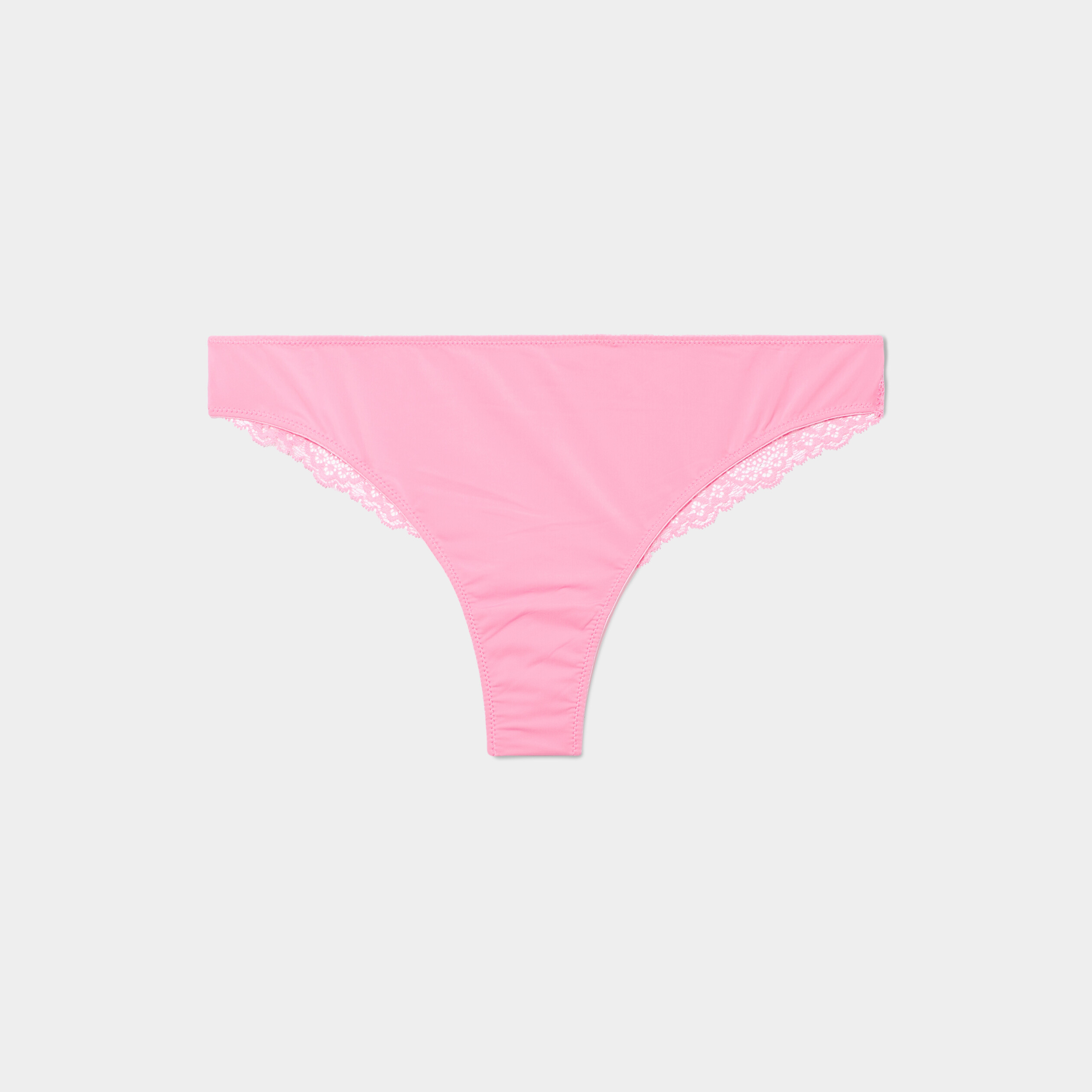 tanga avec micro dentelle rose femme Tanga avec micro dentelle rose femme