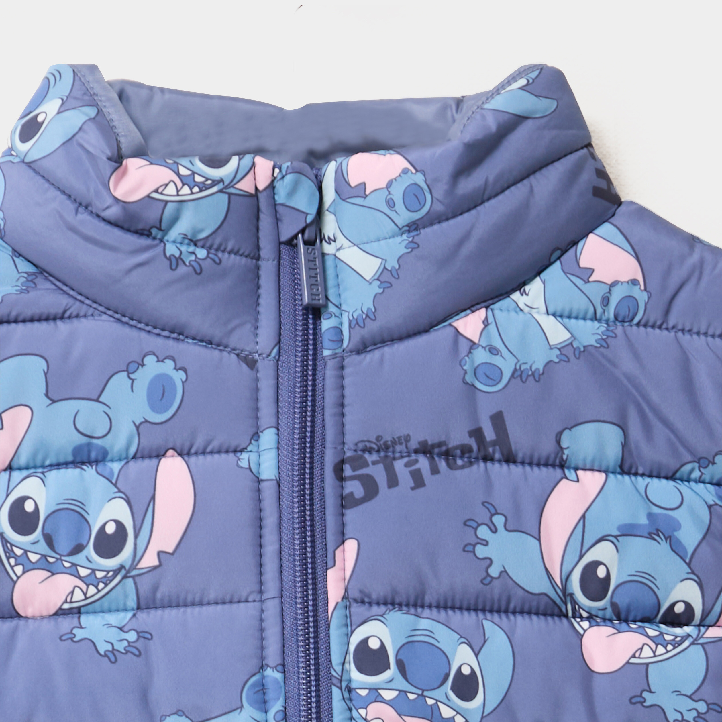 Doudoune sans manches Stitch bleu fille La Halle