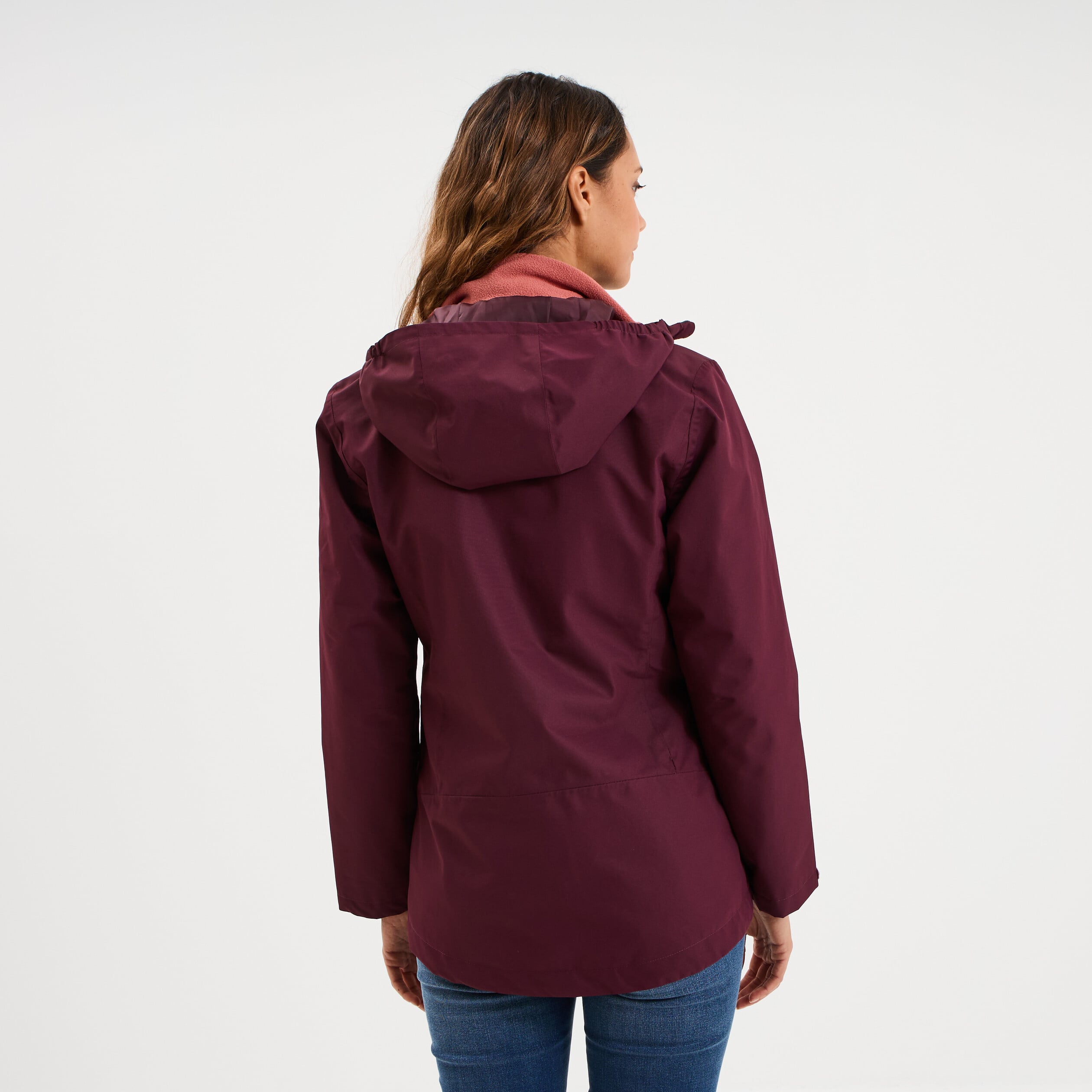 Parka 3-en-1 chaude et imperm&eacute;able prune femme