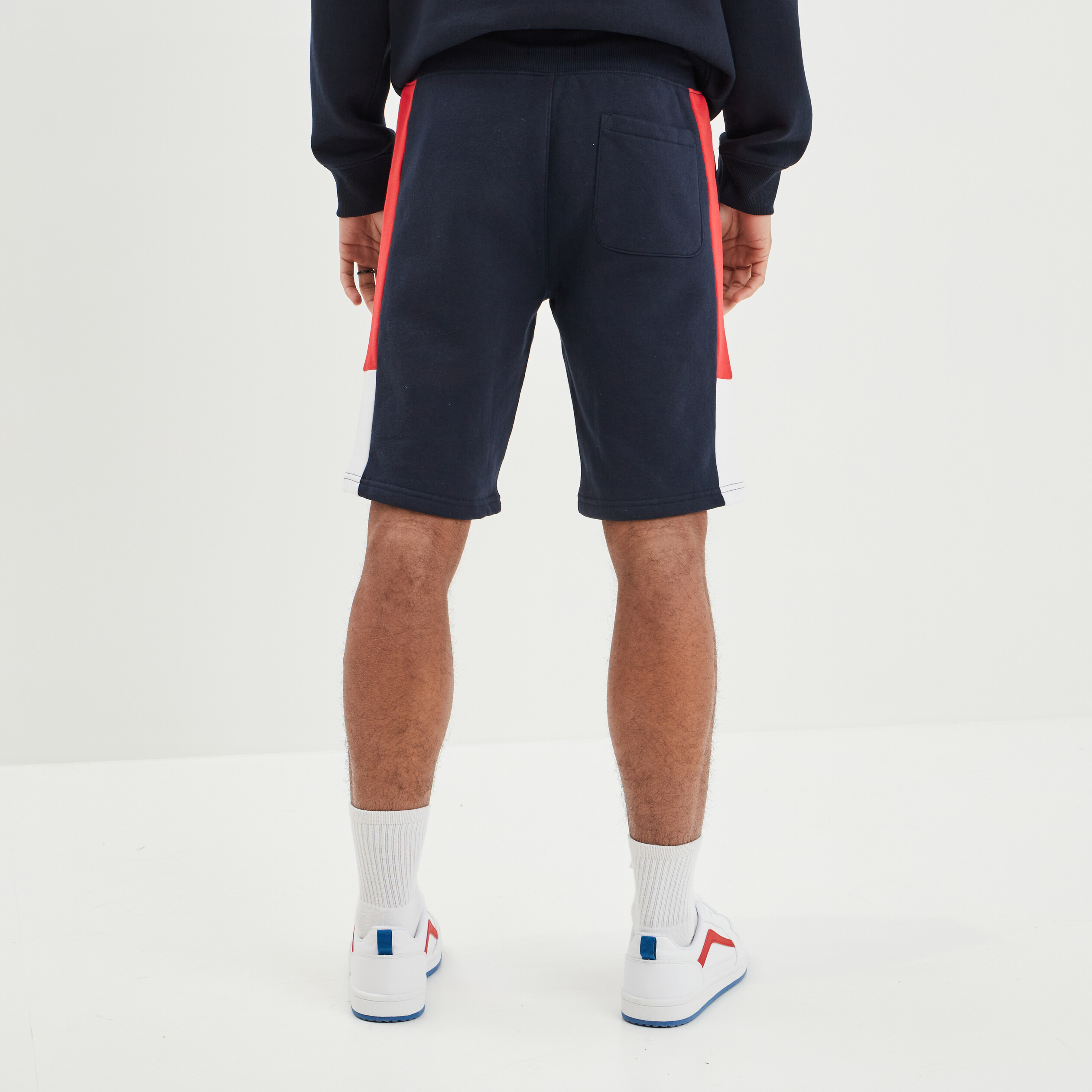 Jogging-Short droit à coulisse Creeks bleu marine homme