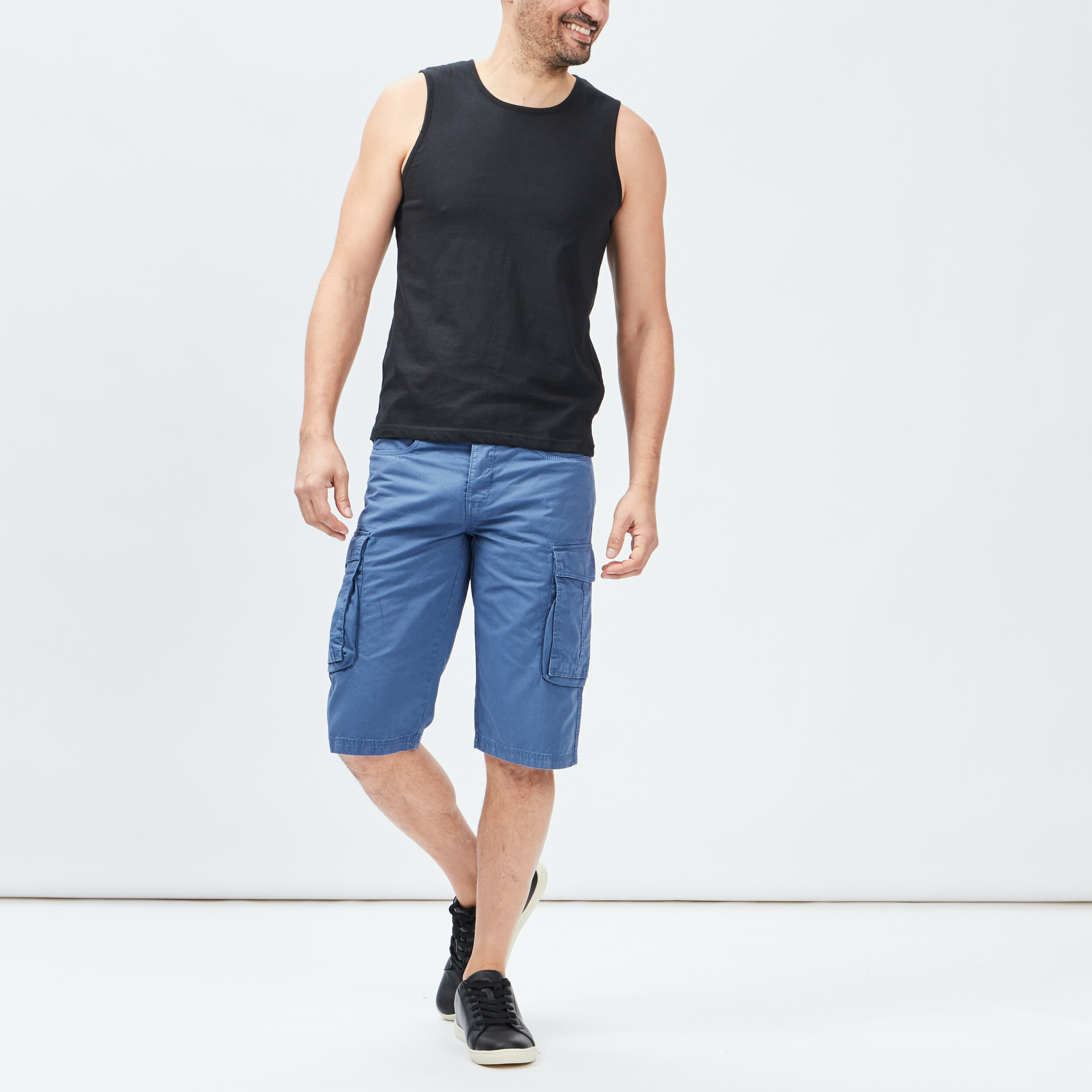 Bermuda battle Creeks bleu homme