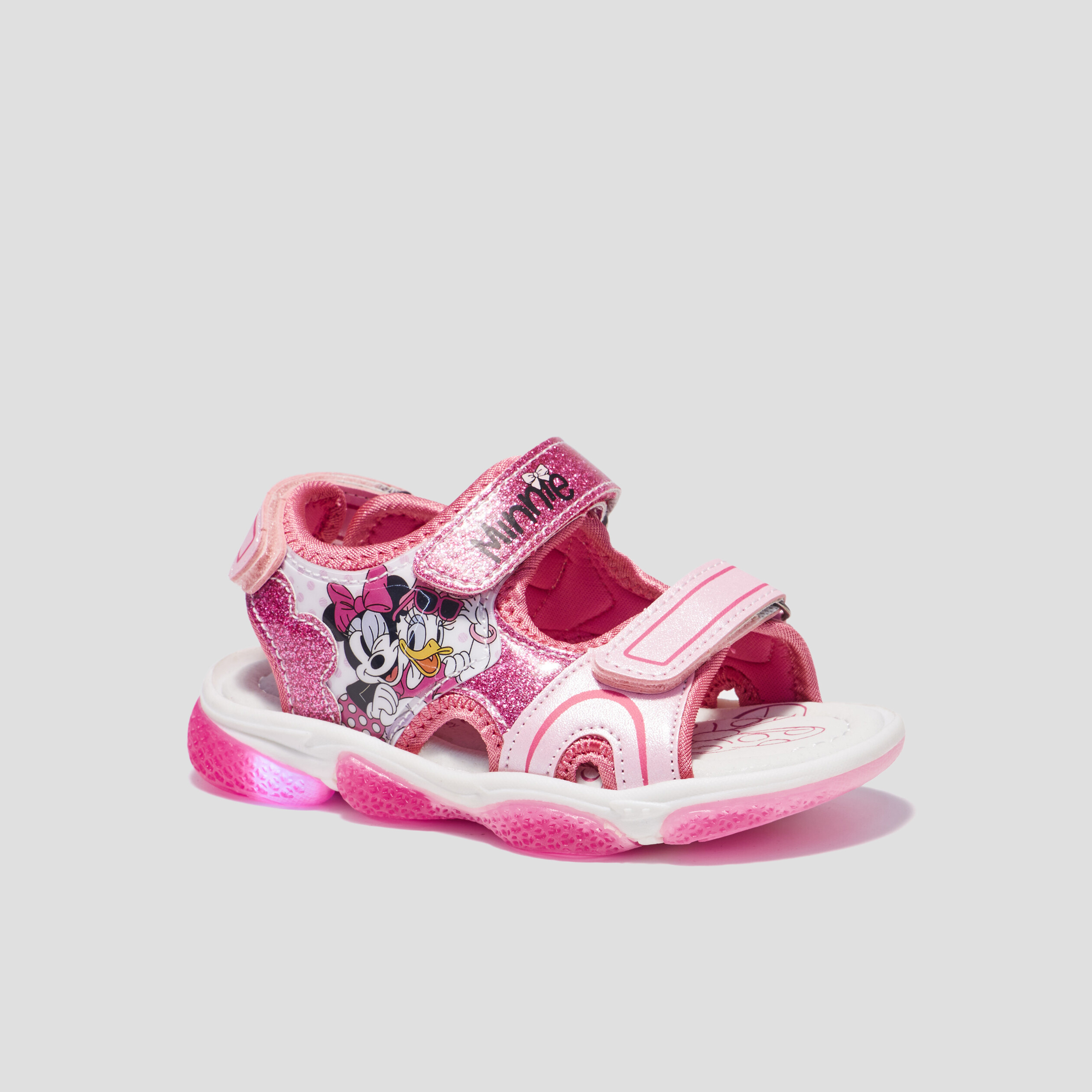 sandales minnie semelles lumineuses rose fille Sandales Minnie semelles lumineuses rose fille