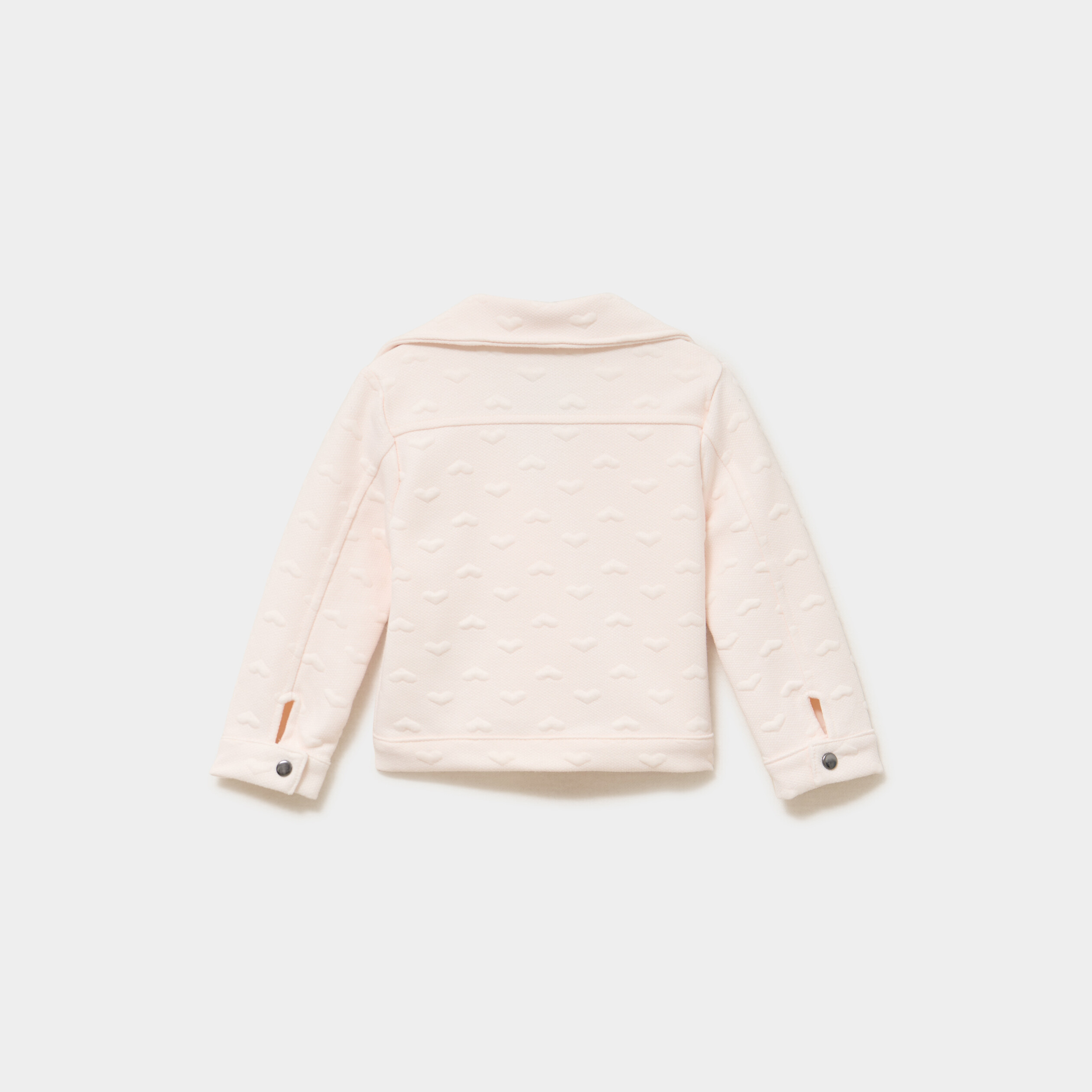 Veste esprit biker matelass&eacute;e creme b&eacute;b&eacute; fille