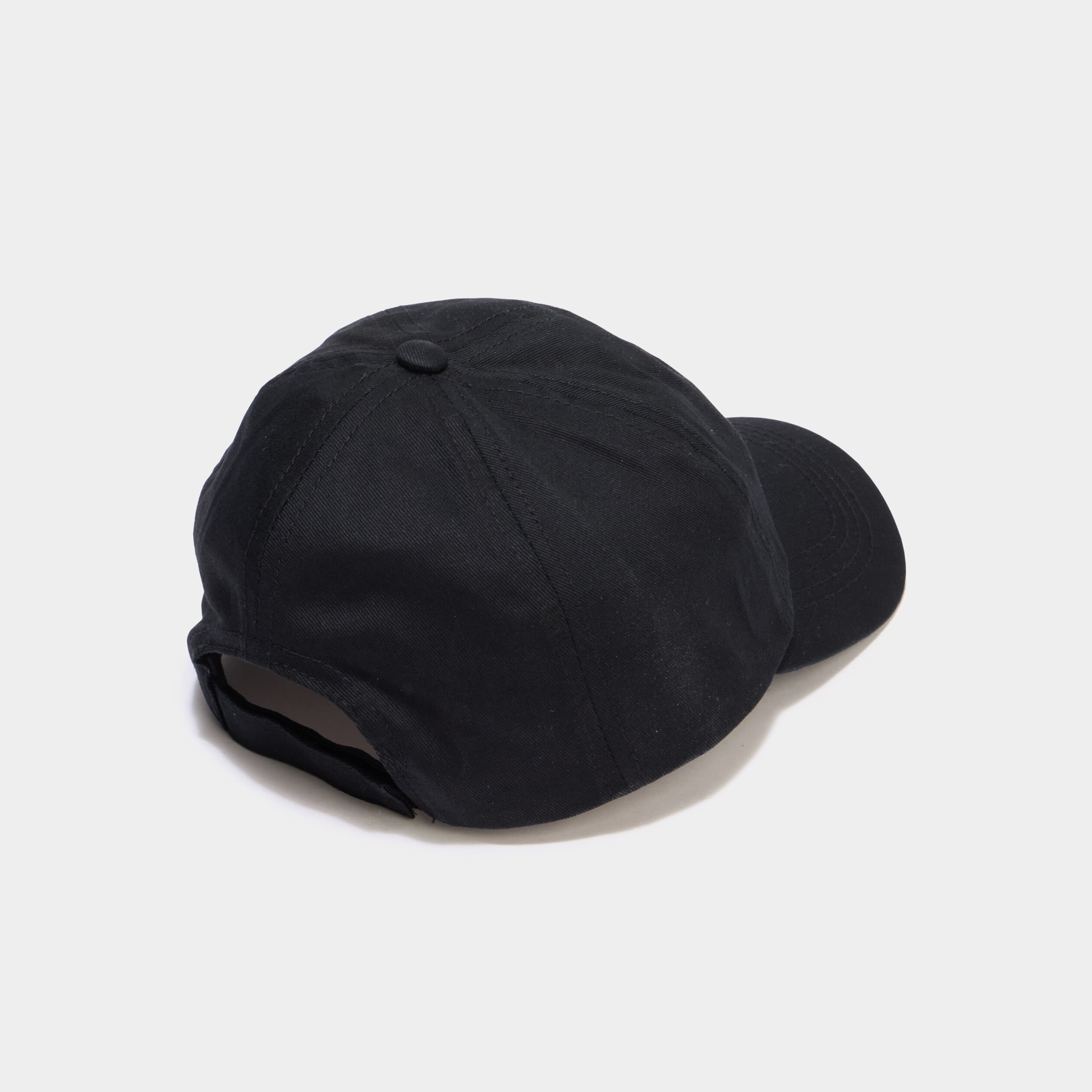 Casquette coton bomb&eacute;e ajustable noir gar&ccedil;on