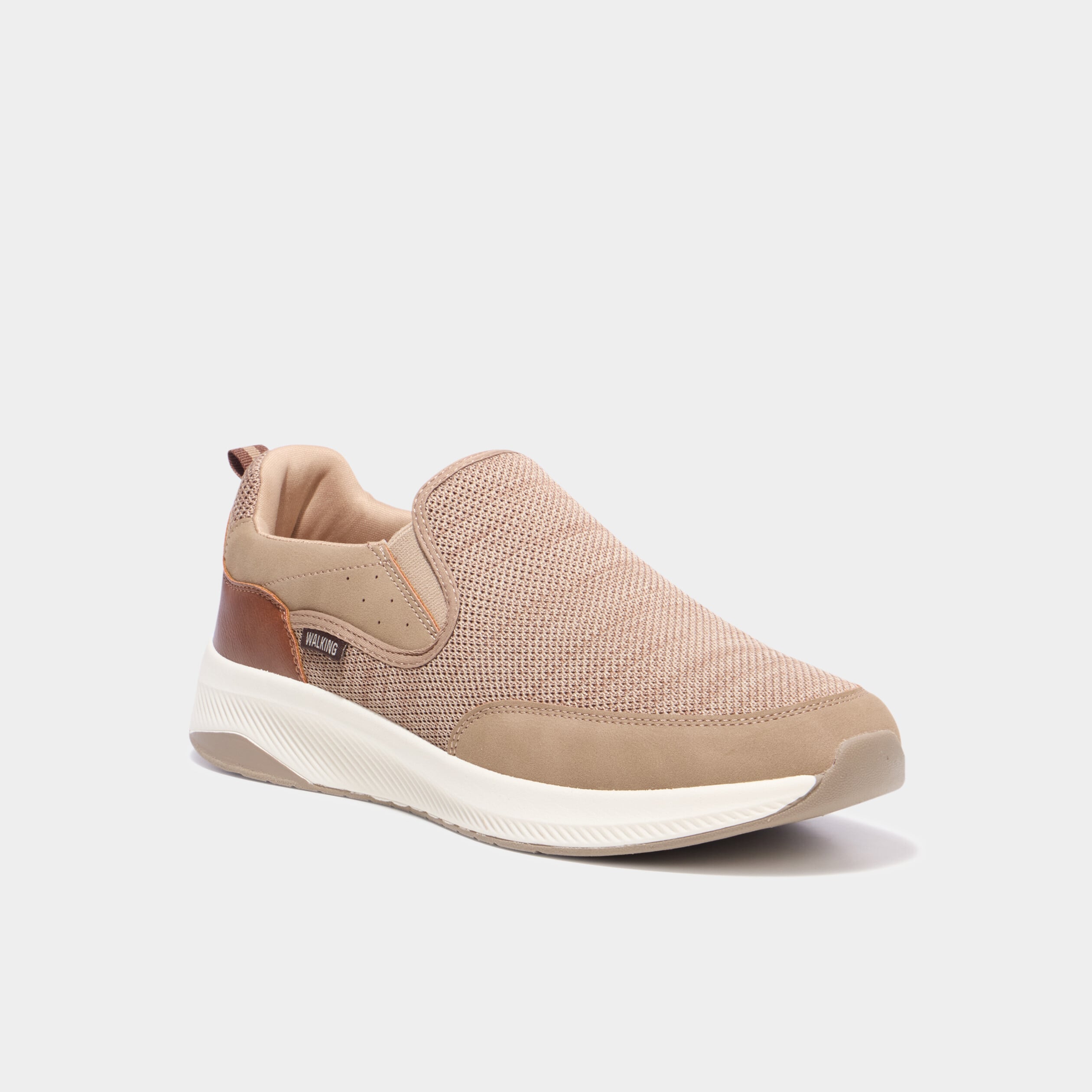Baskets semelles &eacute;paisses sable homme