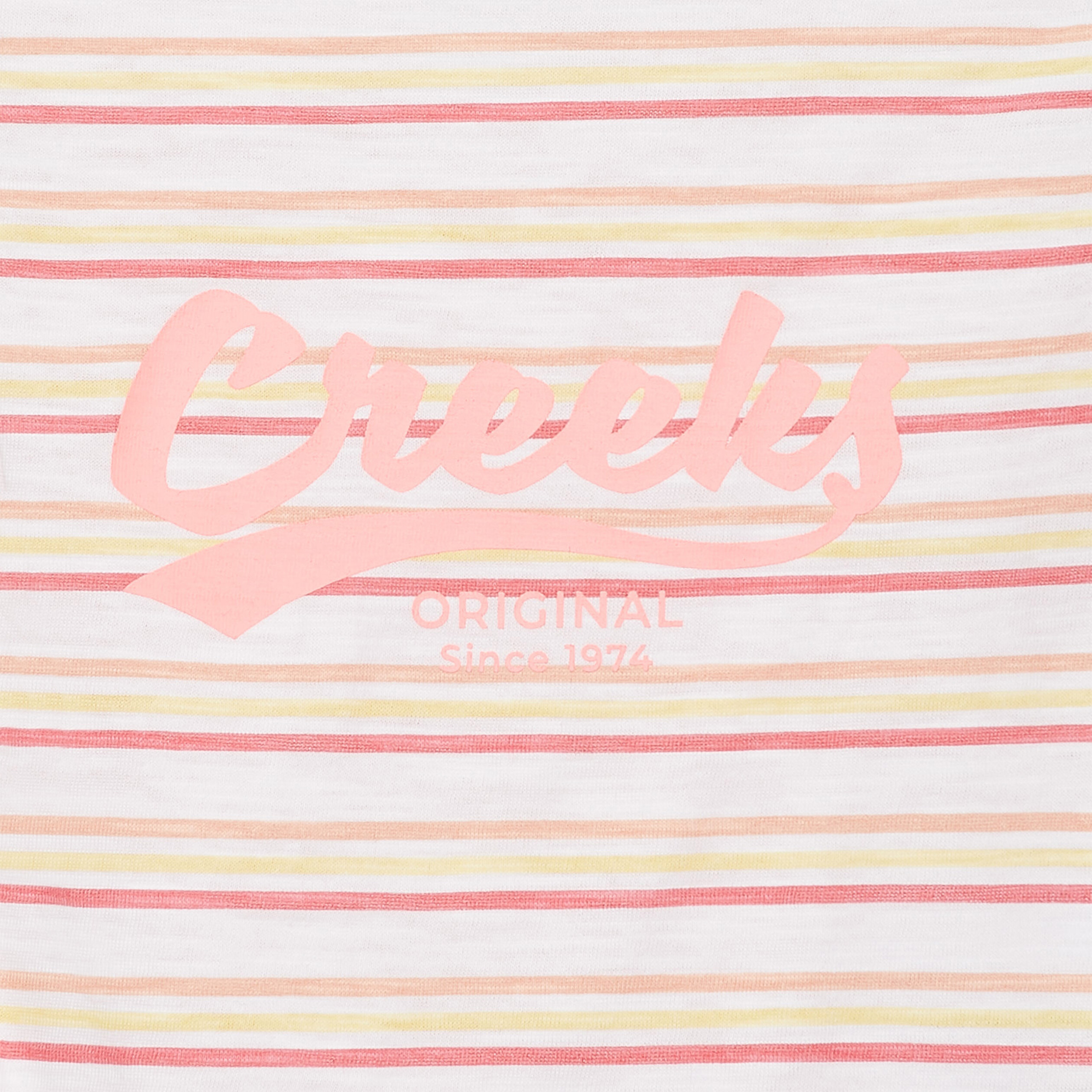 t shirt manches courtes creeks ecru bebef T-shirt manches courtes Creeks ecru bébé fille