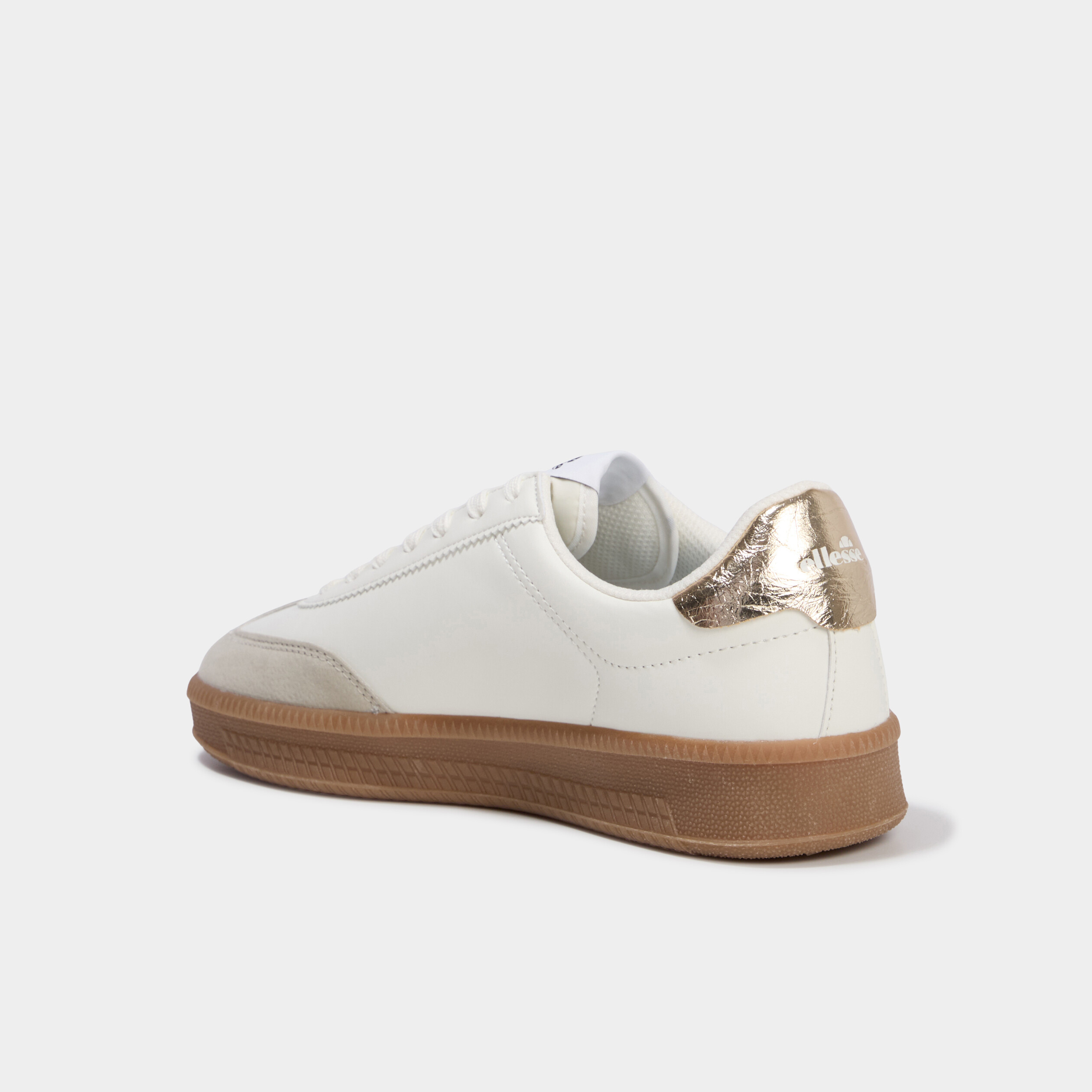 Baskets &agrave; lacets Josh Ellesse jaune or femme