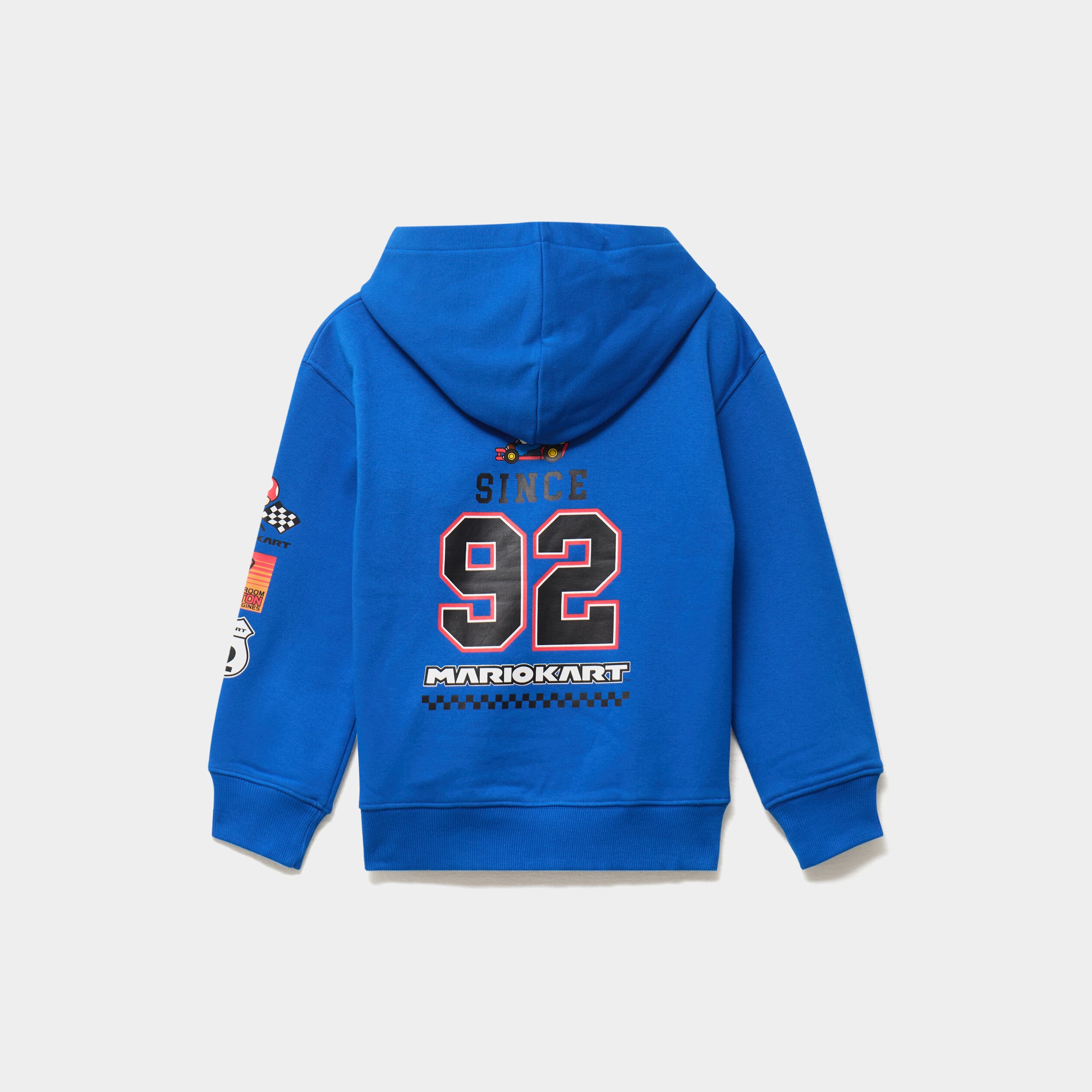 Sweat hoodie &agrave; capuche bleu gar&ccedil;on