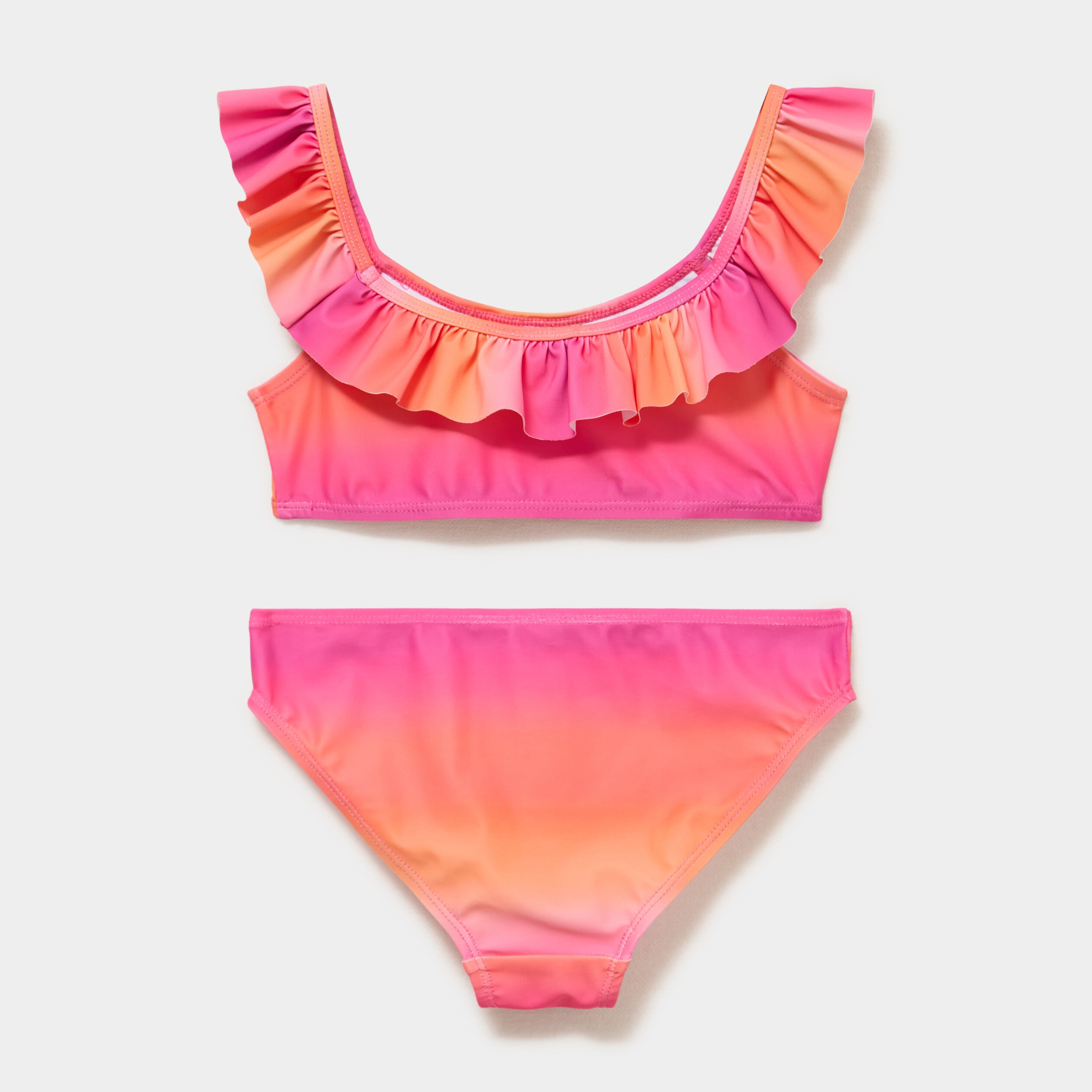 Maillot de bain 2 pi&egrave;ces orange fille