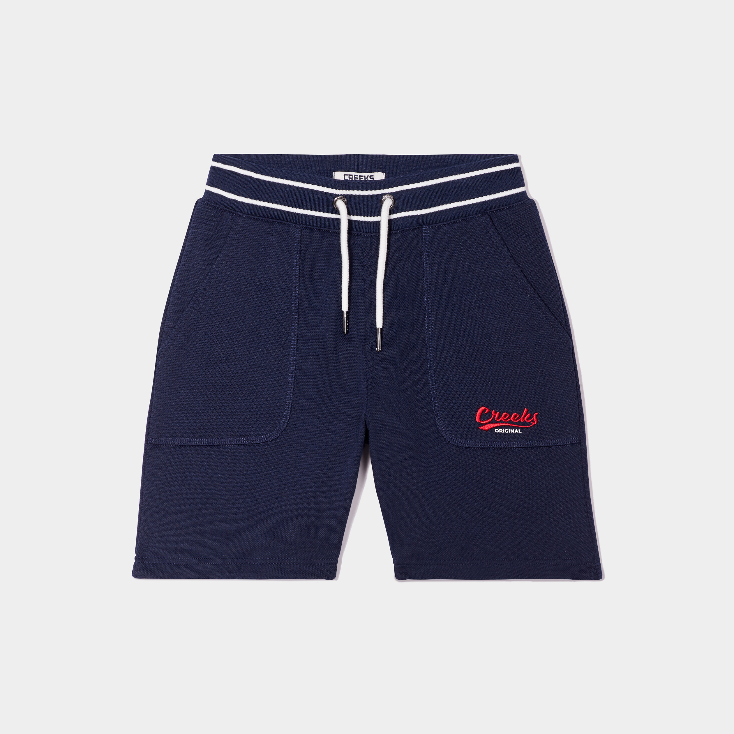 short chino creeks bleu marine garcon Short chino Creeks bleu marine garçon