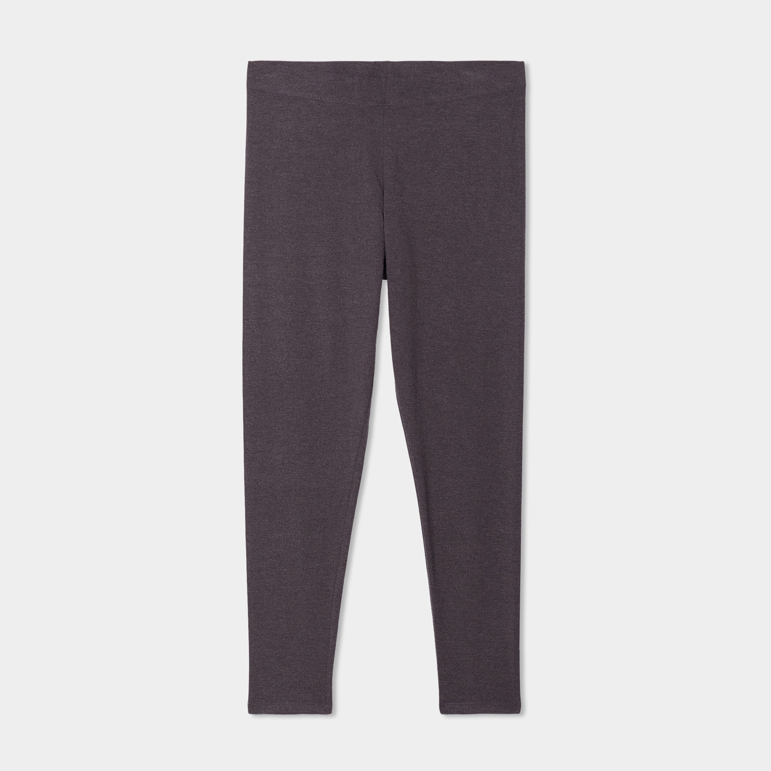 Legging avec taille &eacute;lastiqu&eacute;e gris fonc&eacute; femme grande taille
