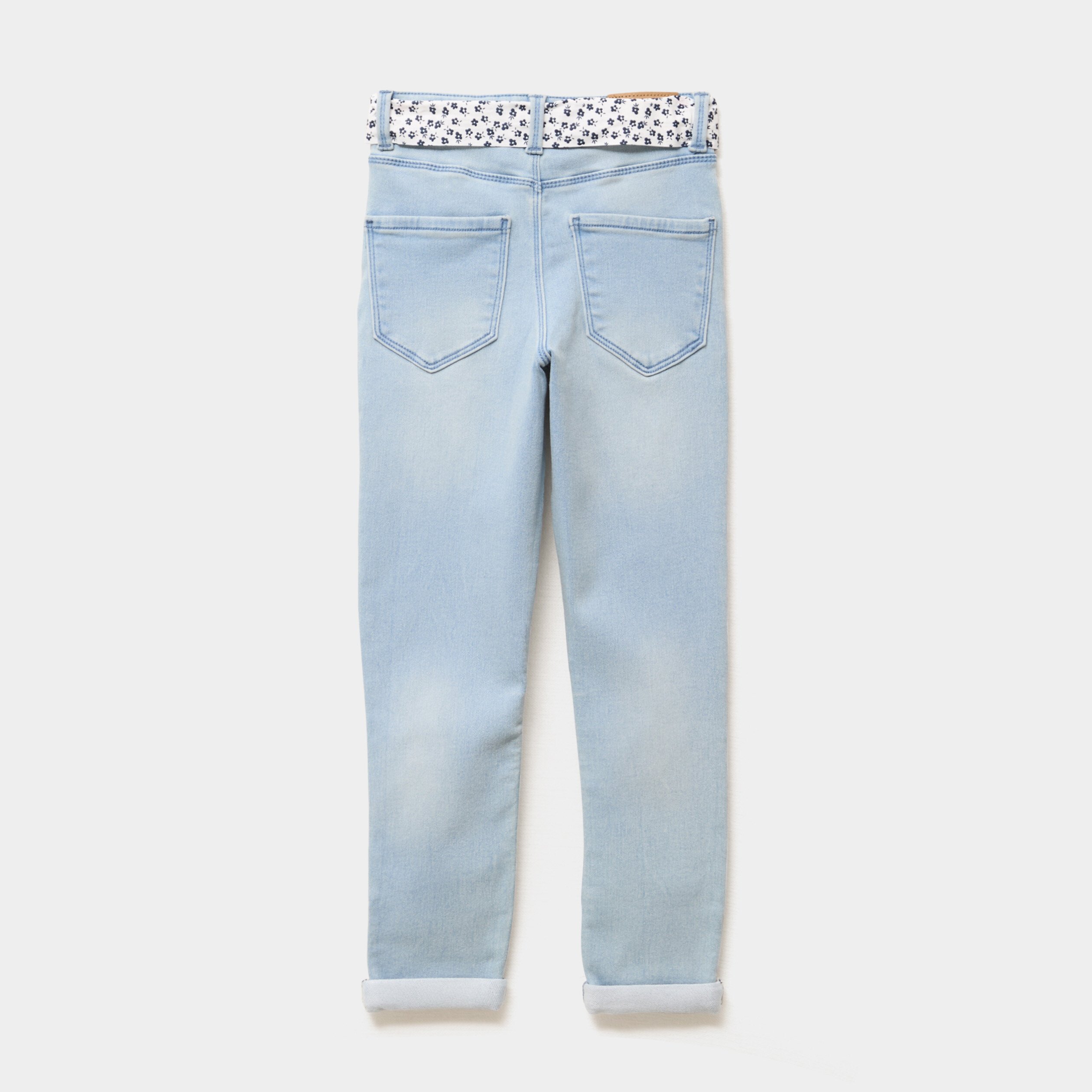 jean skinny ceinture foulard denim triple stone fille Jean skinny ceinture foulard denim triple stone fille