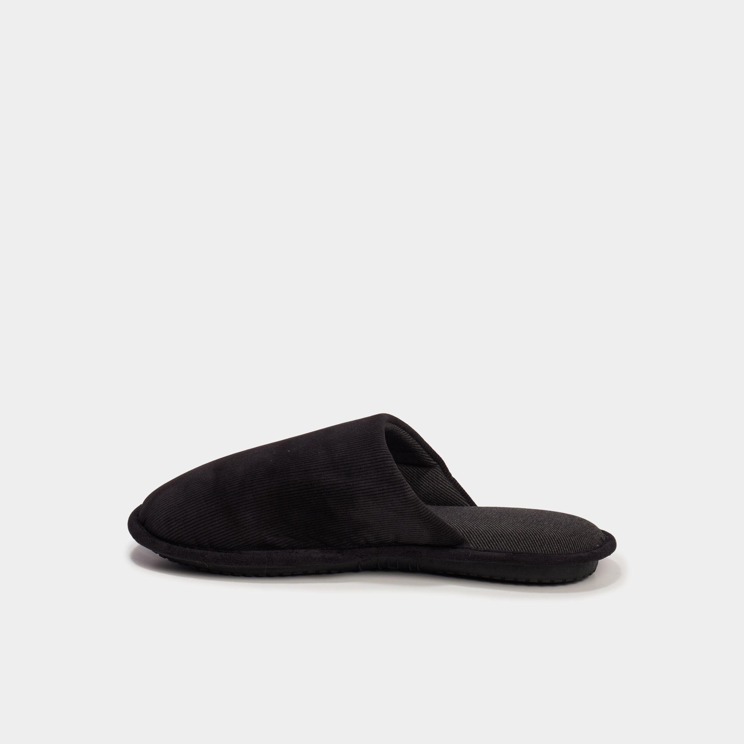 Chaussons mules noir homme