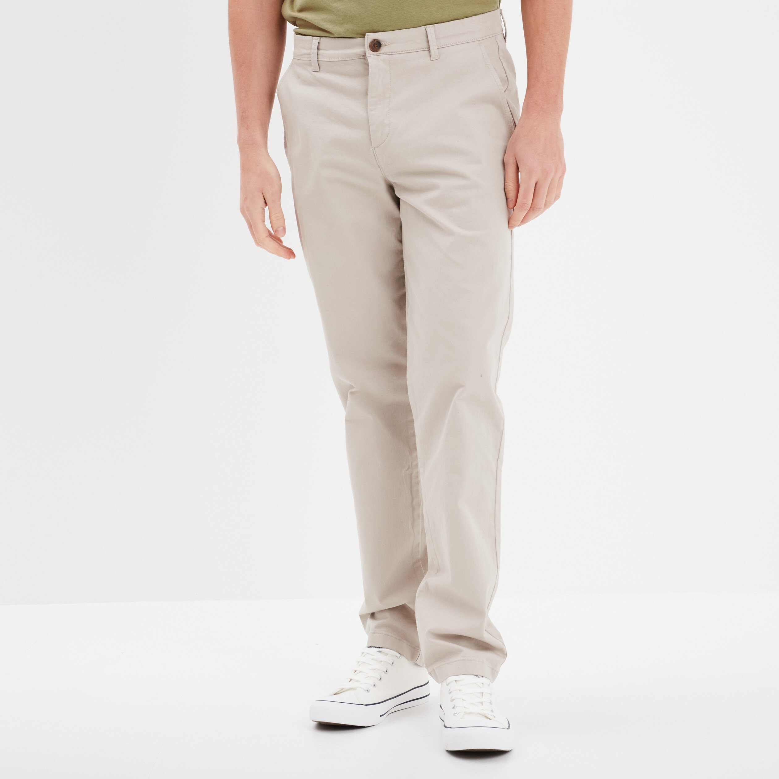 Chino gris clair homme outlet