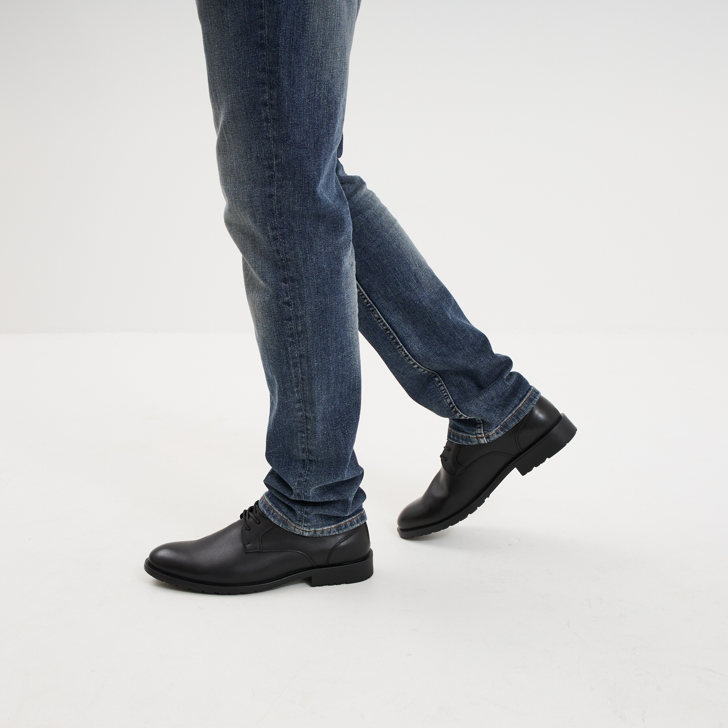 Derbies &agrave; lacets noir homme