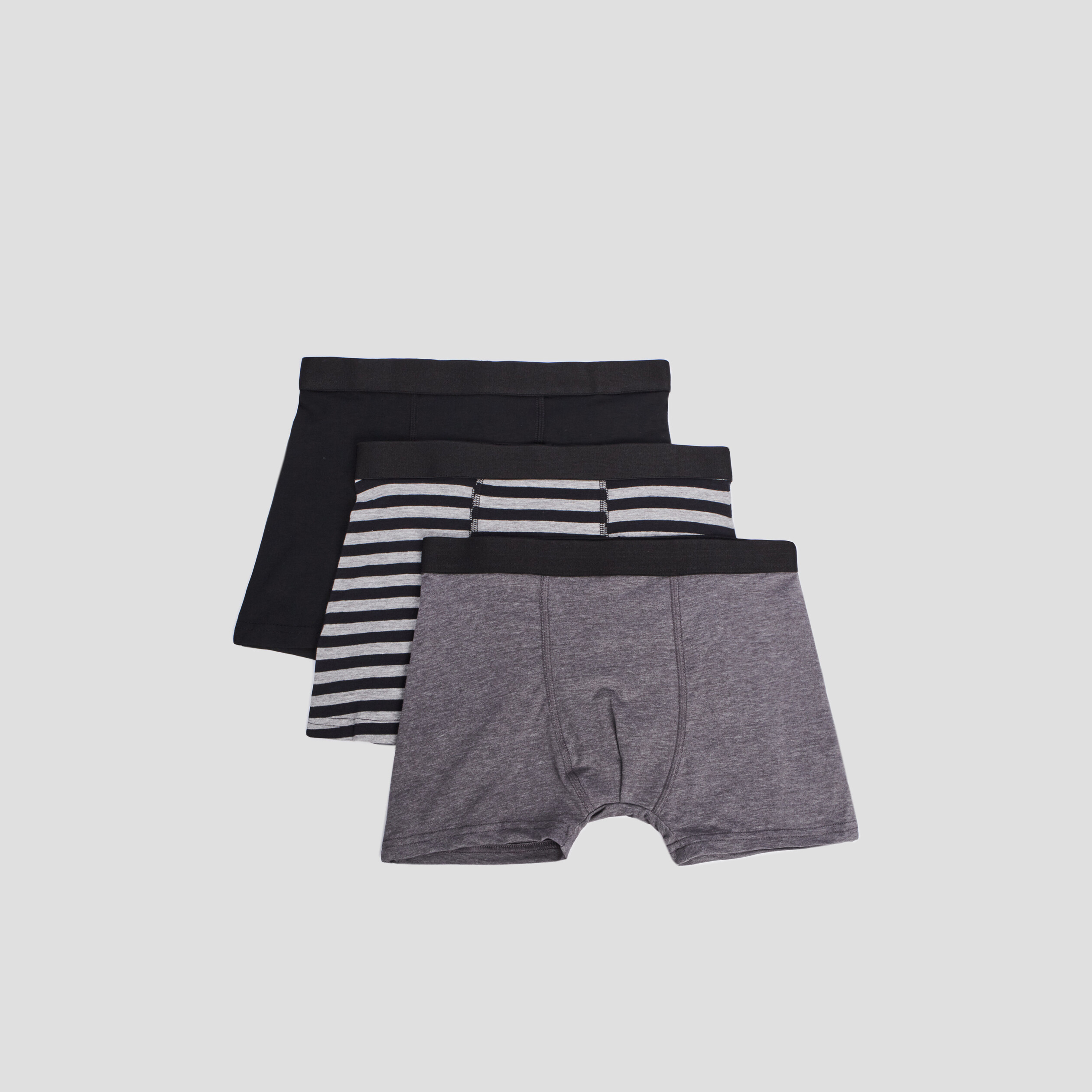 lot 3 boxers noir garcon Lot 3 boxers noir garçon