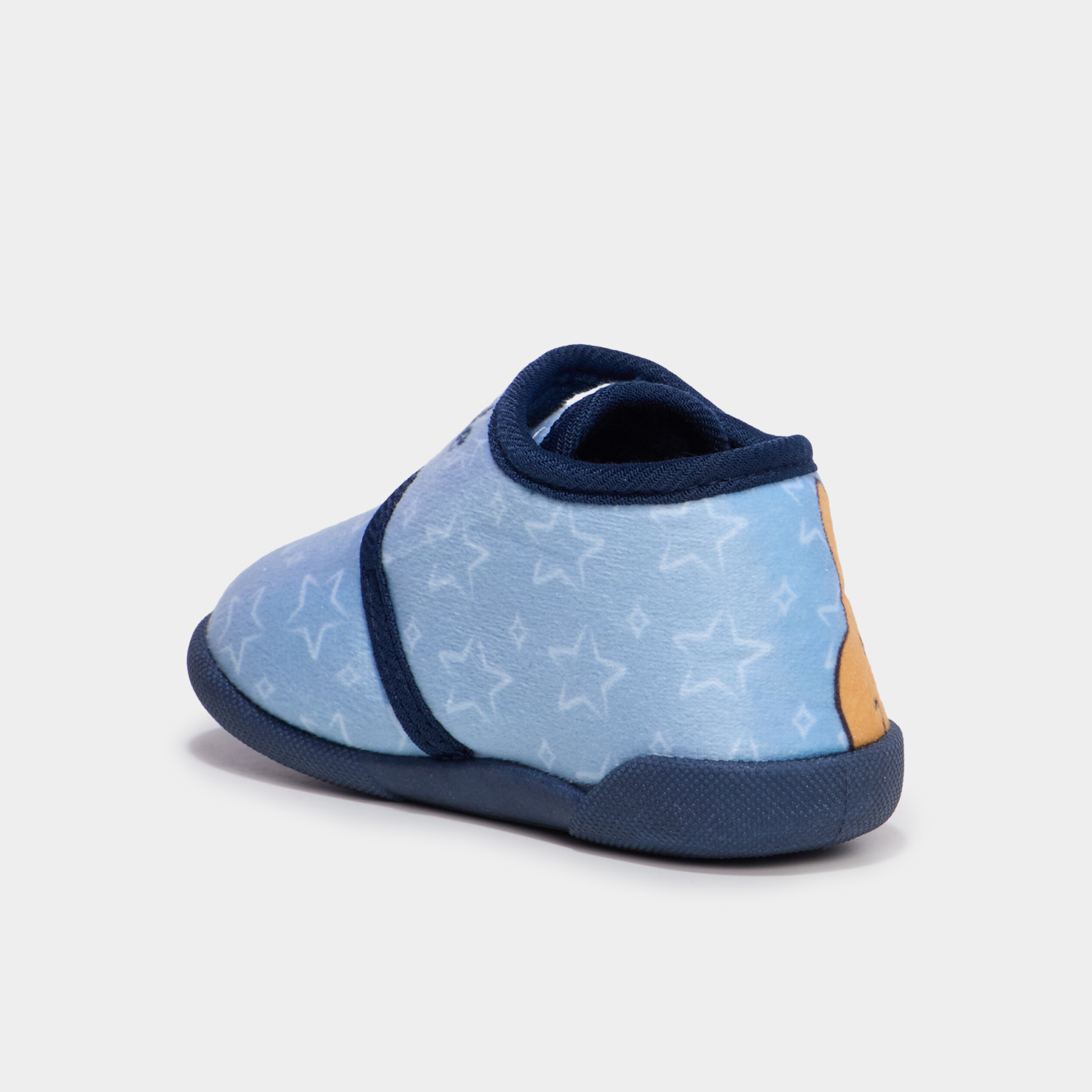 Chaussons bottillons Winnie l'ourson bleu b&eacute;b&eacute; gar&ccedil;on