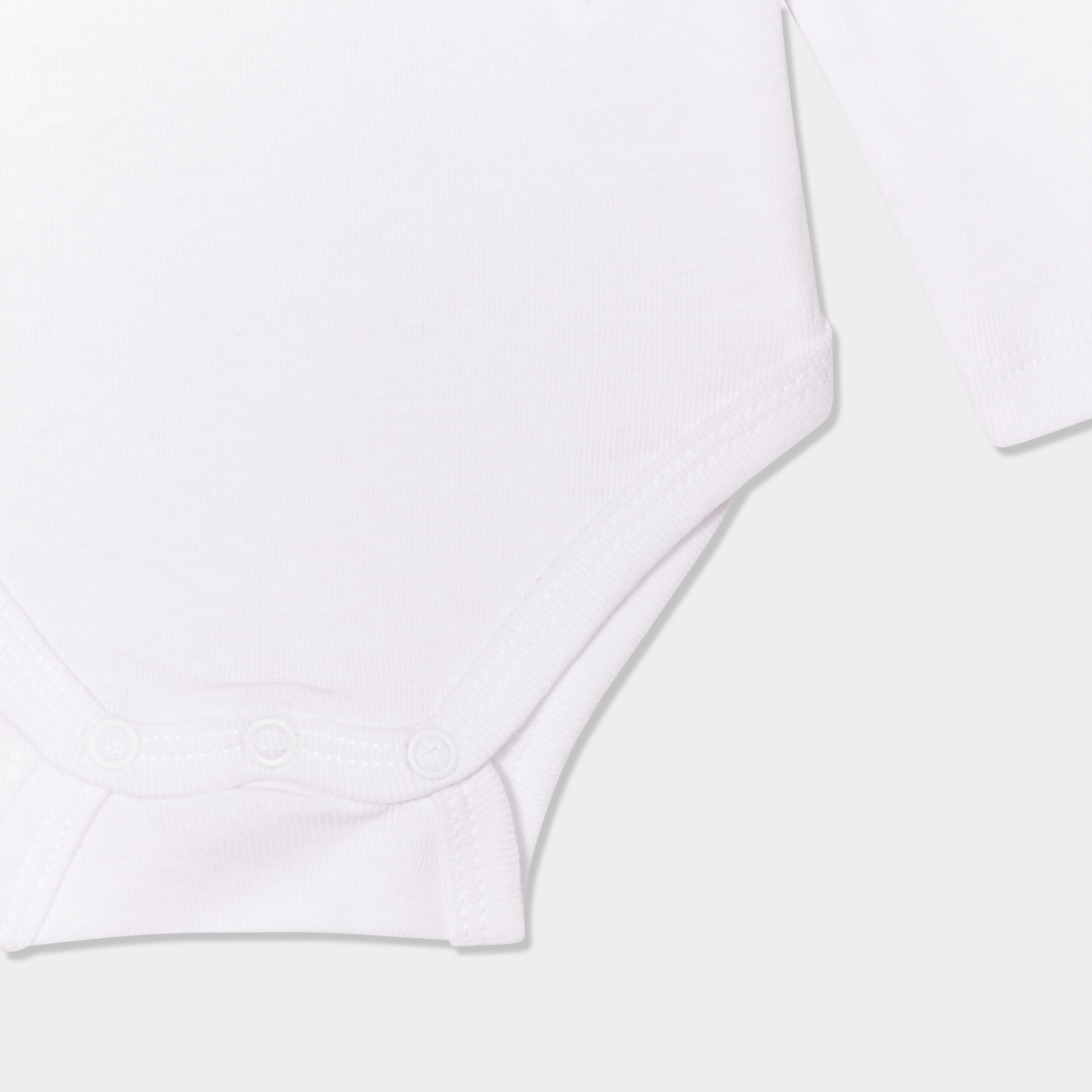 lot 5 bodies us manches longues coton blanc bebe Lot 5 bodies US manches longues coton blanc bébé