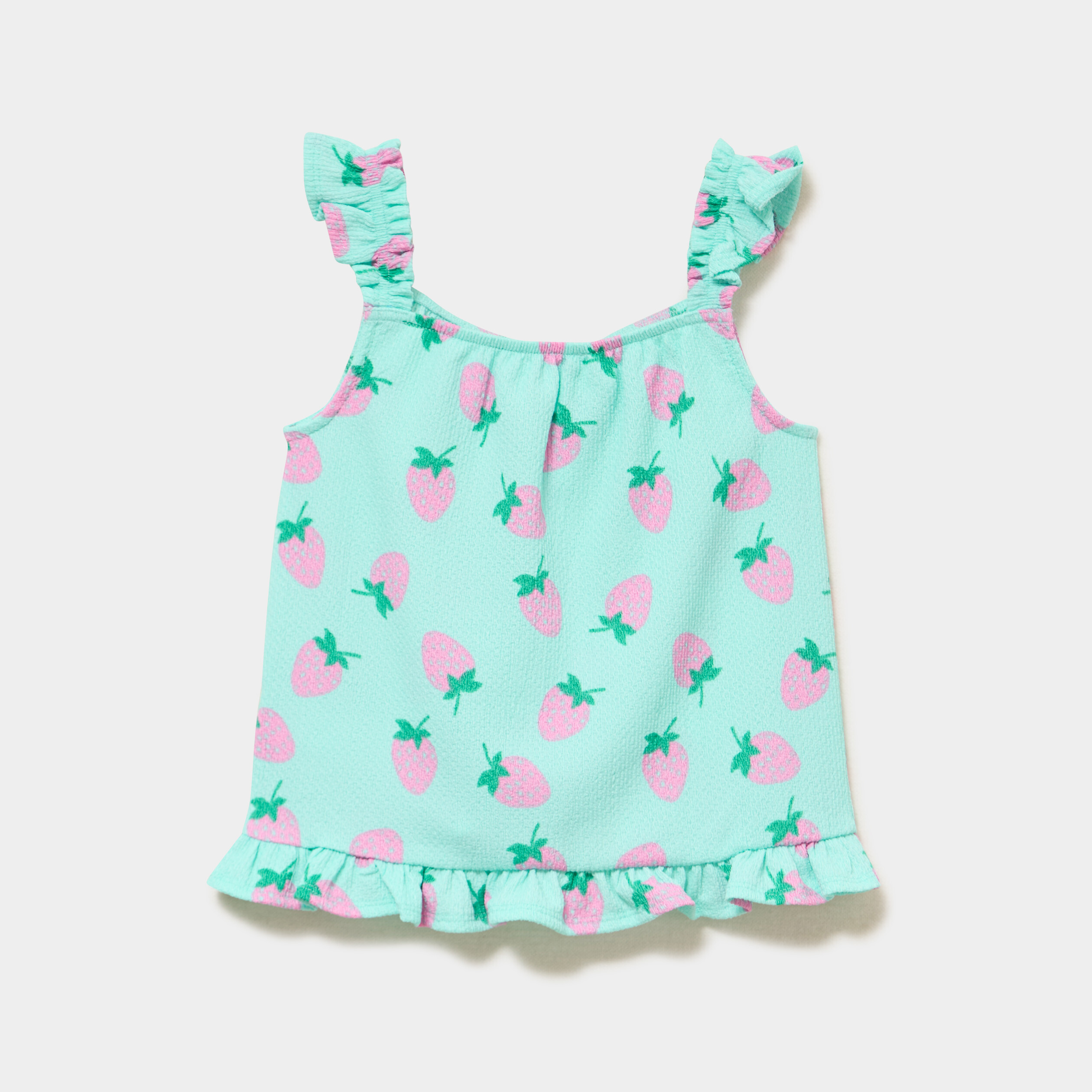 Ensemble 2 pi&egrave;ces d&eacute;bardeur et short bleu turquoise fille
