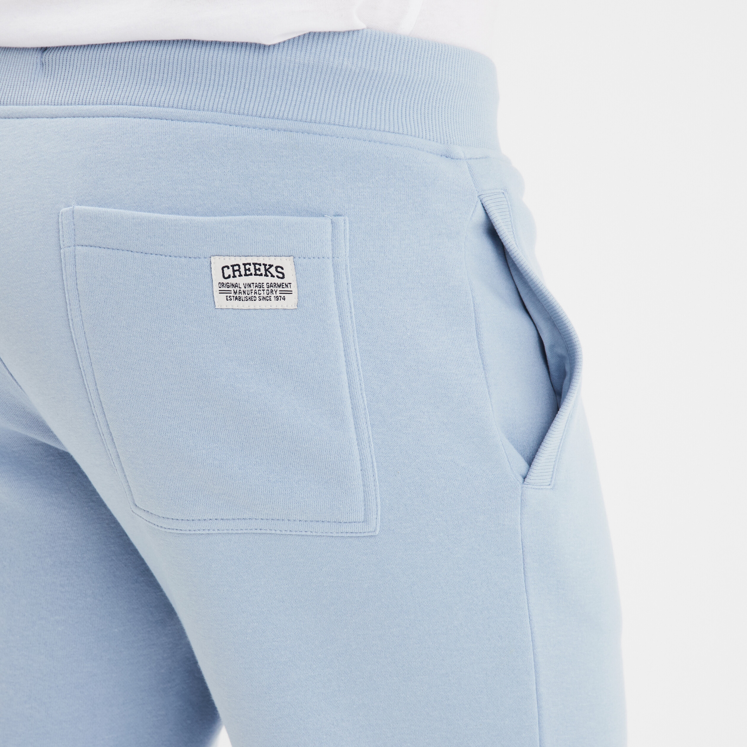 Pantalon de jogging droit Creeks bleu ciel homme