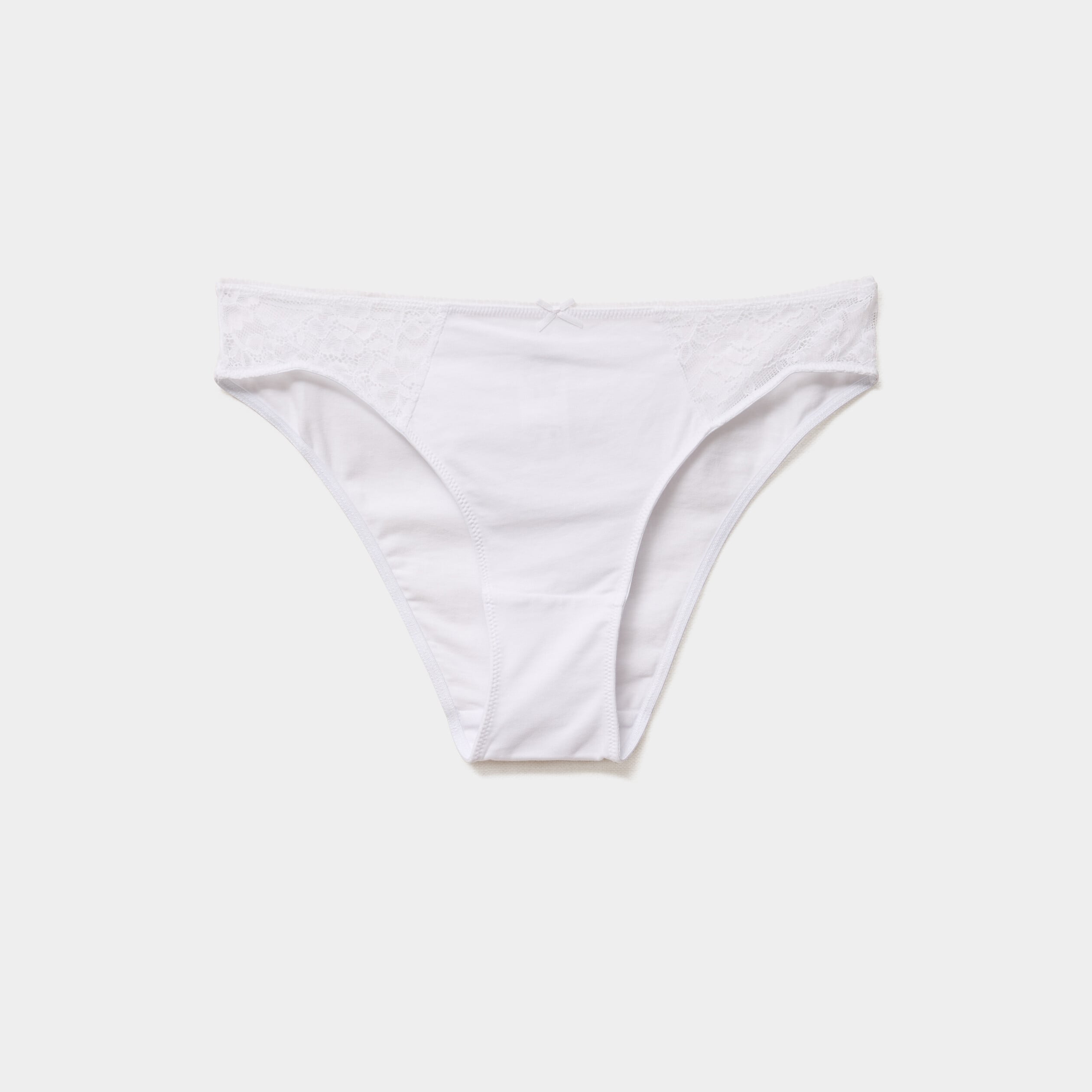 Culotte coton majoritaire blanc femme