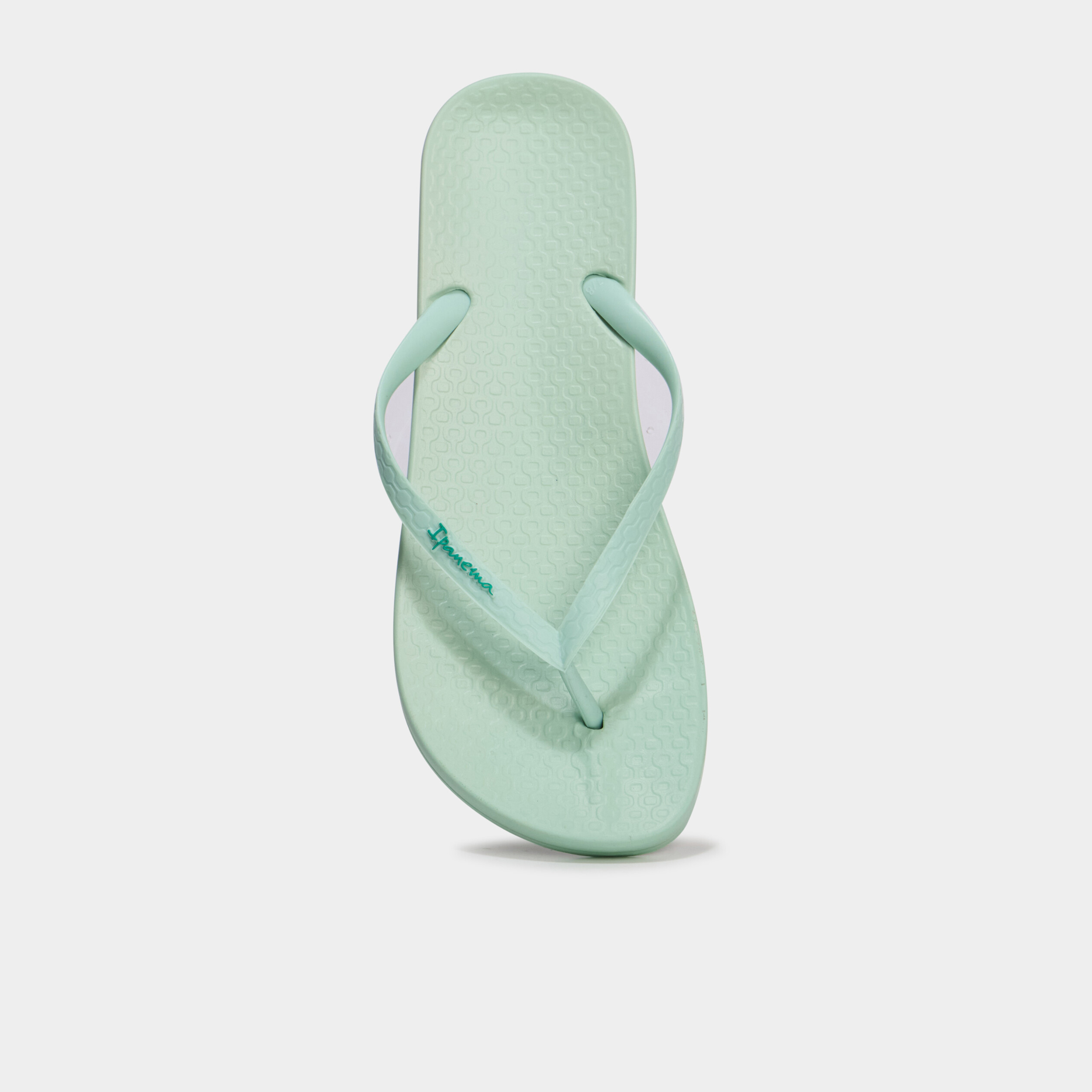 Tongs vert pastel femme