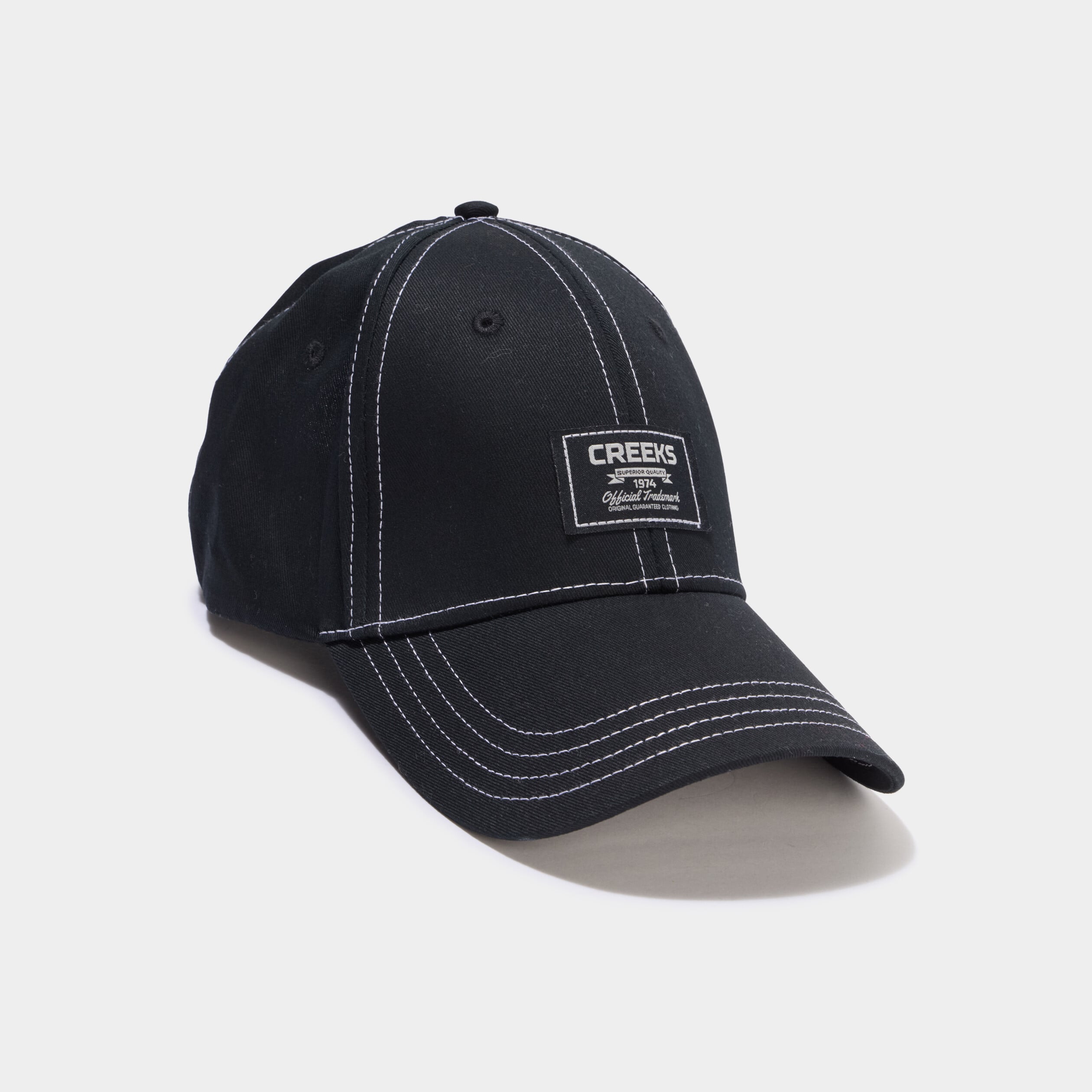 Casquette coton noir homme
