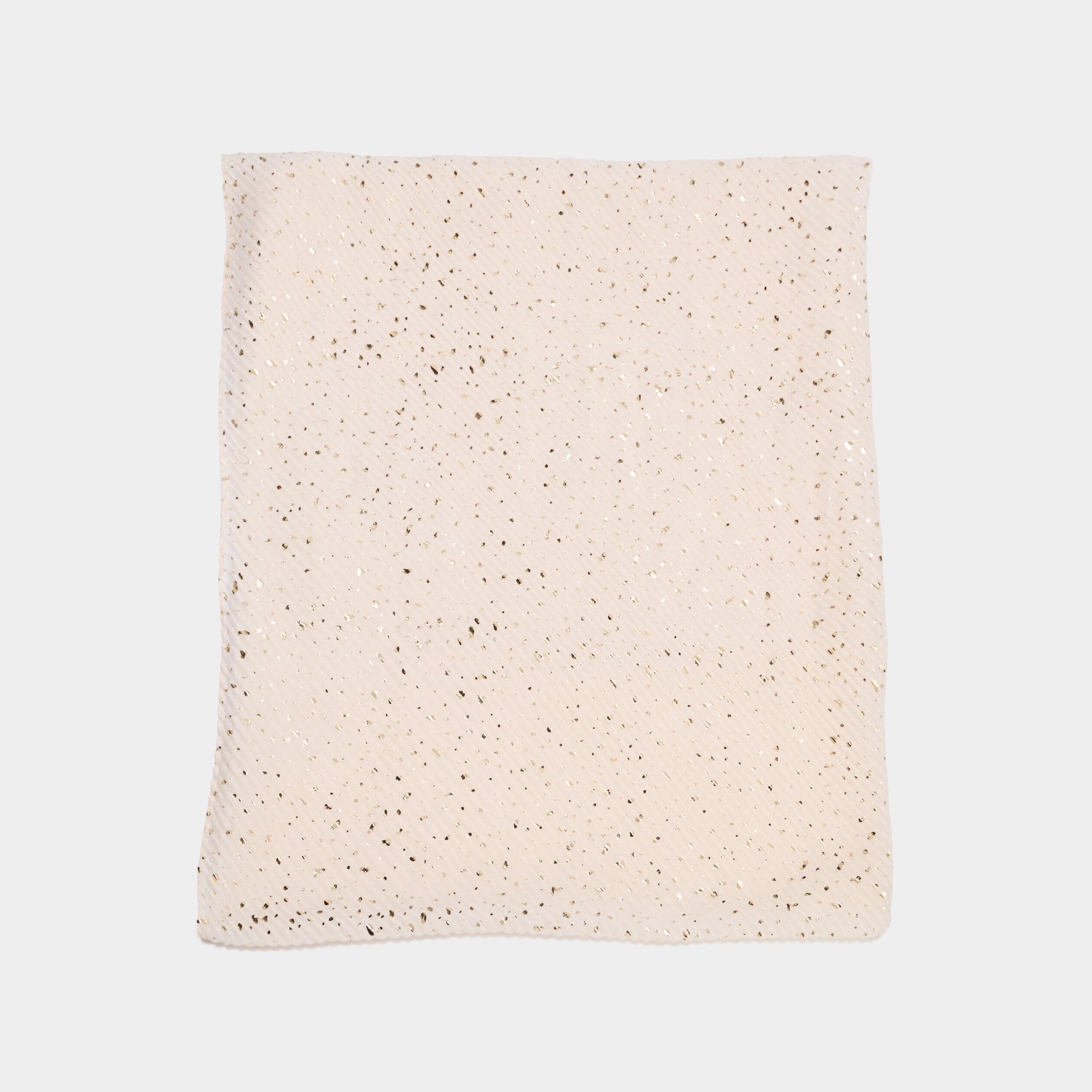 Foulard pliss&eacute; sable femme