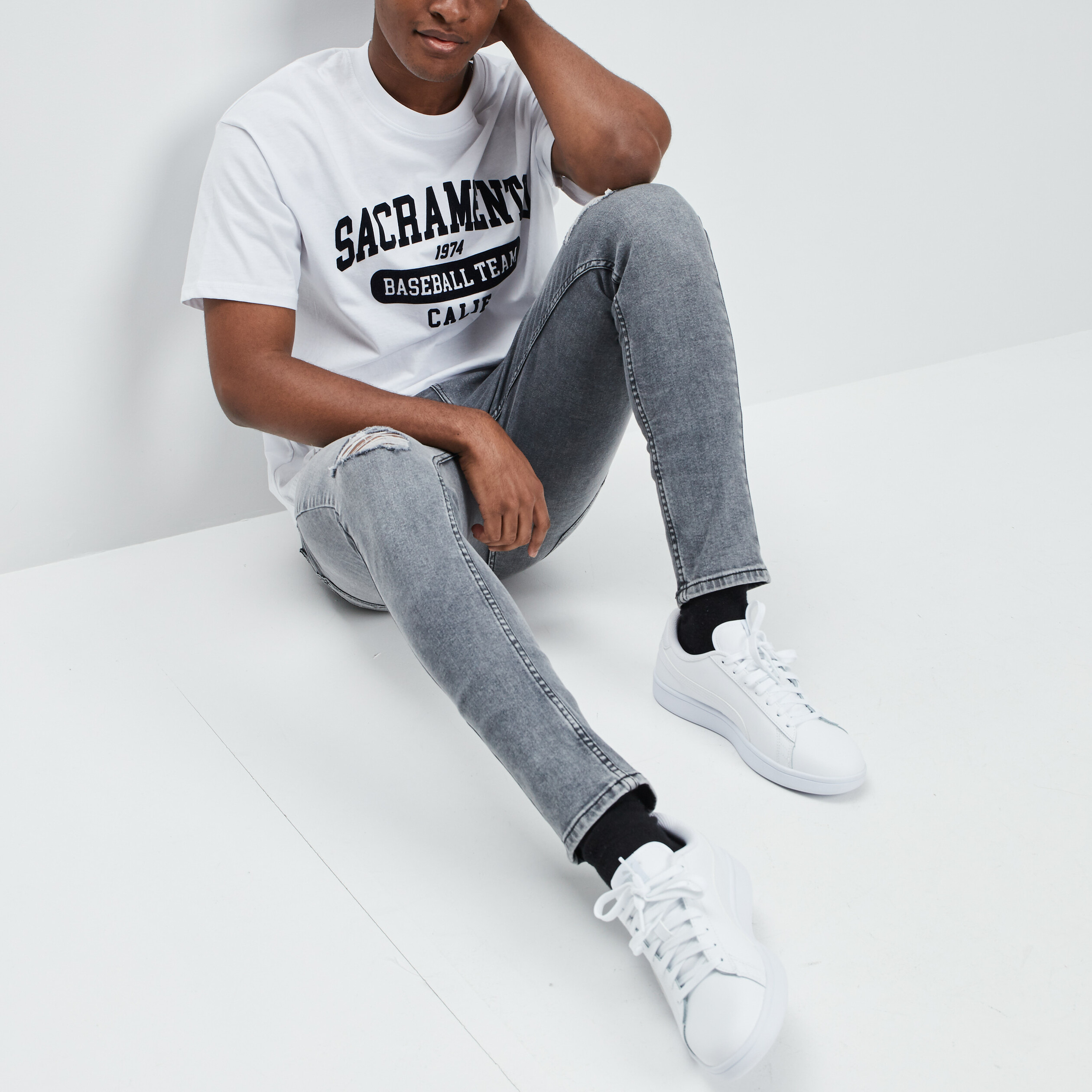 Jean skinny stretch homme hotsell