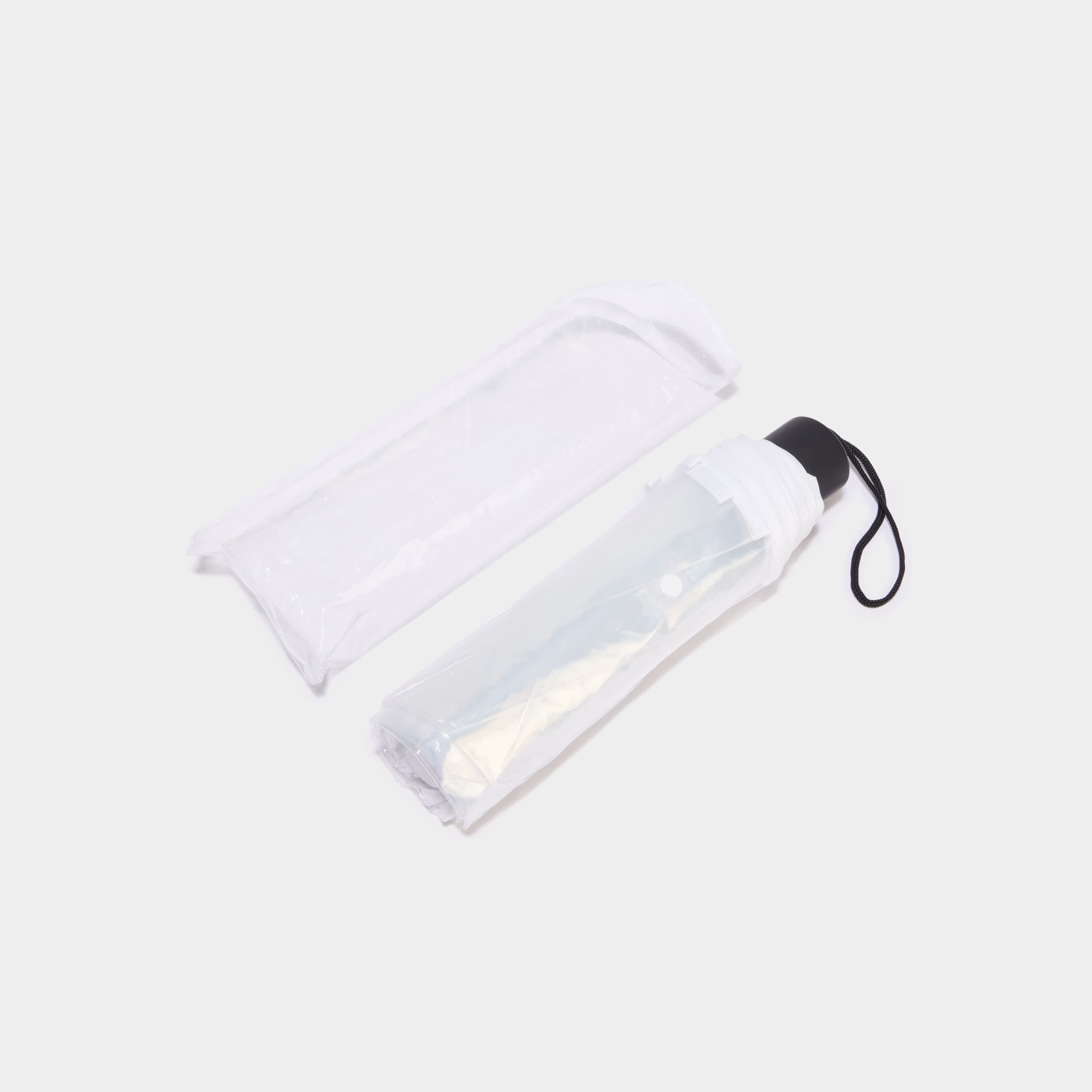 Parapluie compact pliable blanc mixte