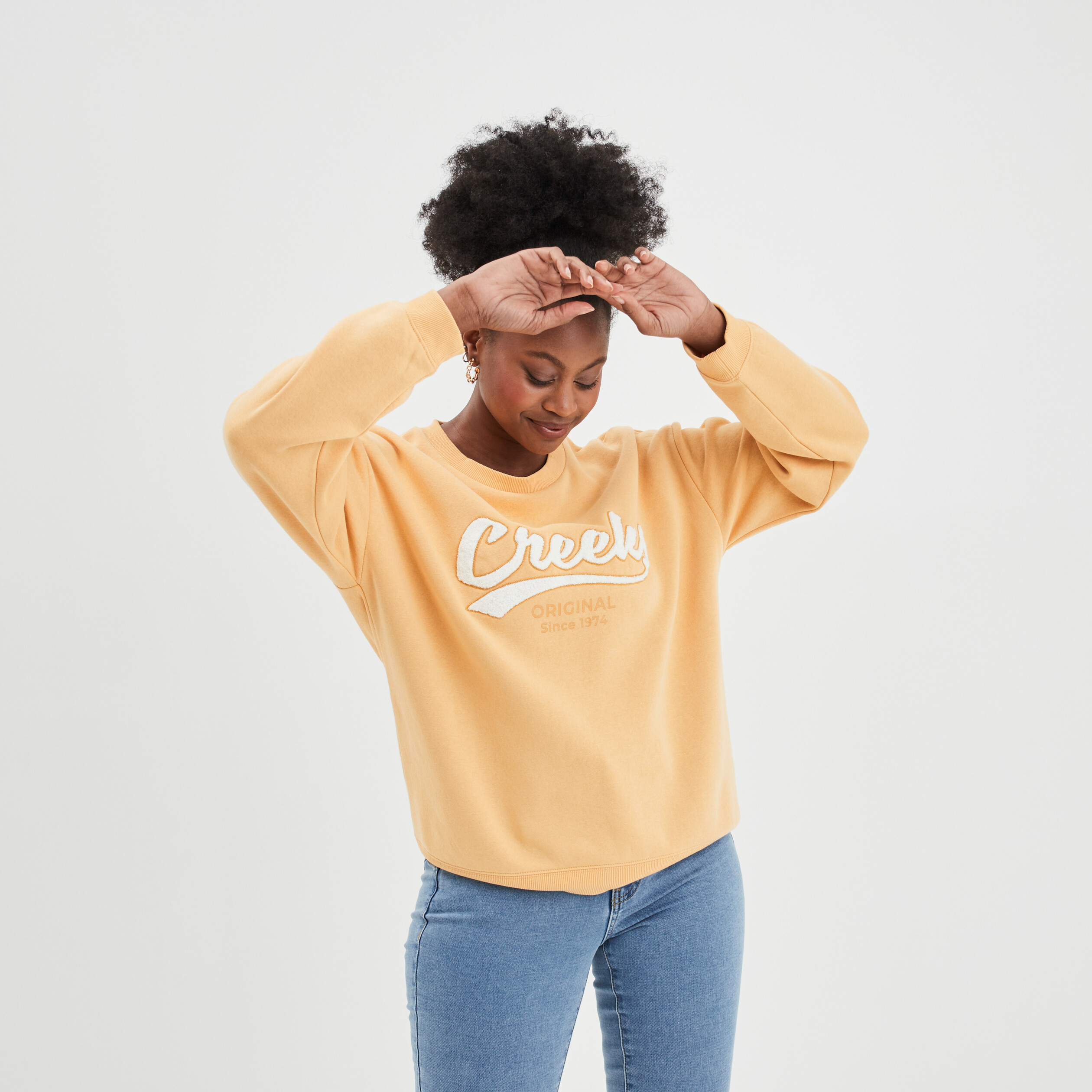 Sweat sales moutarde femme
