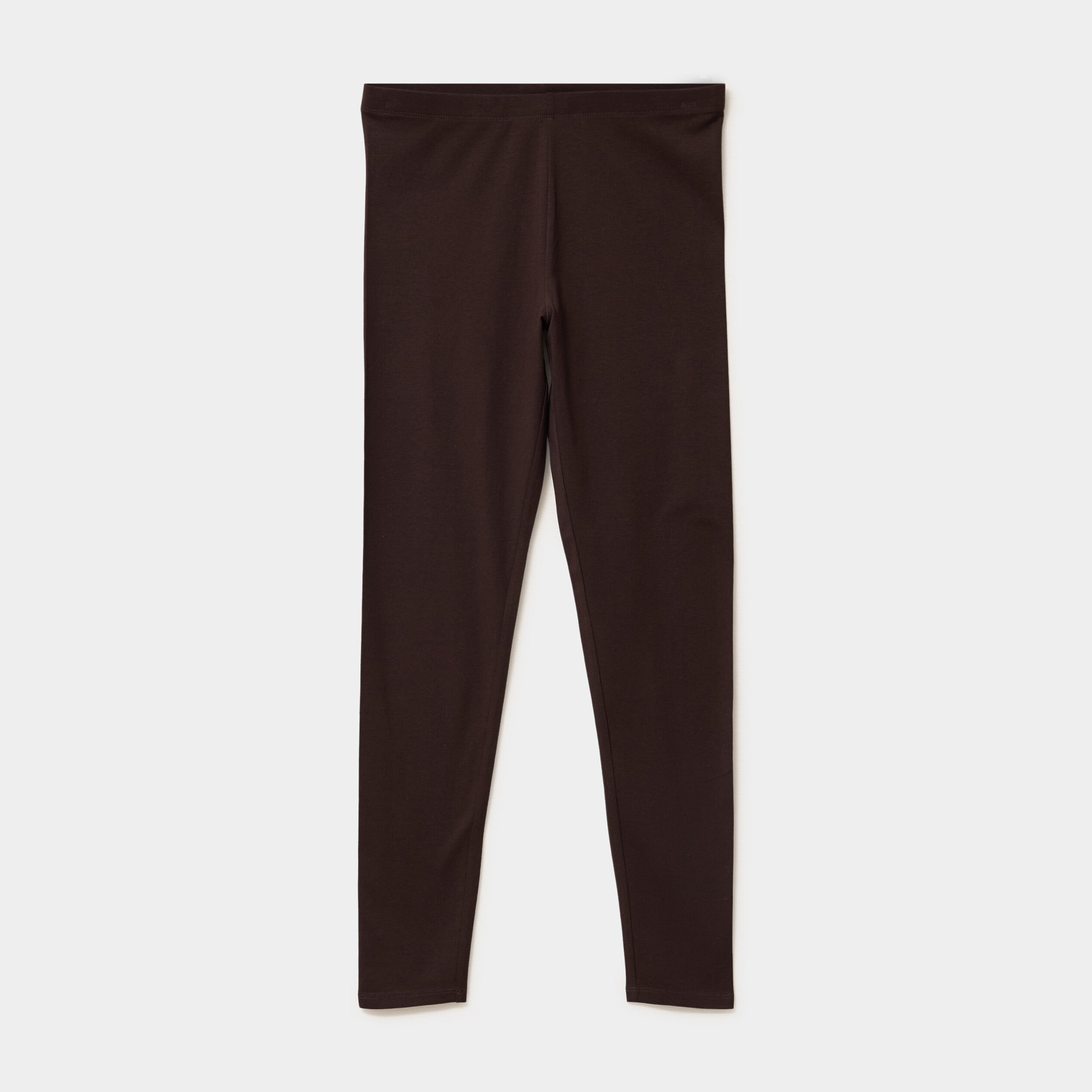 Legging taille haute marron fonc&eacute; femme