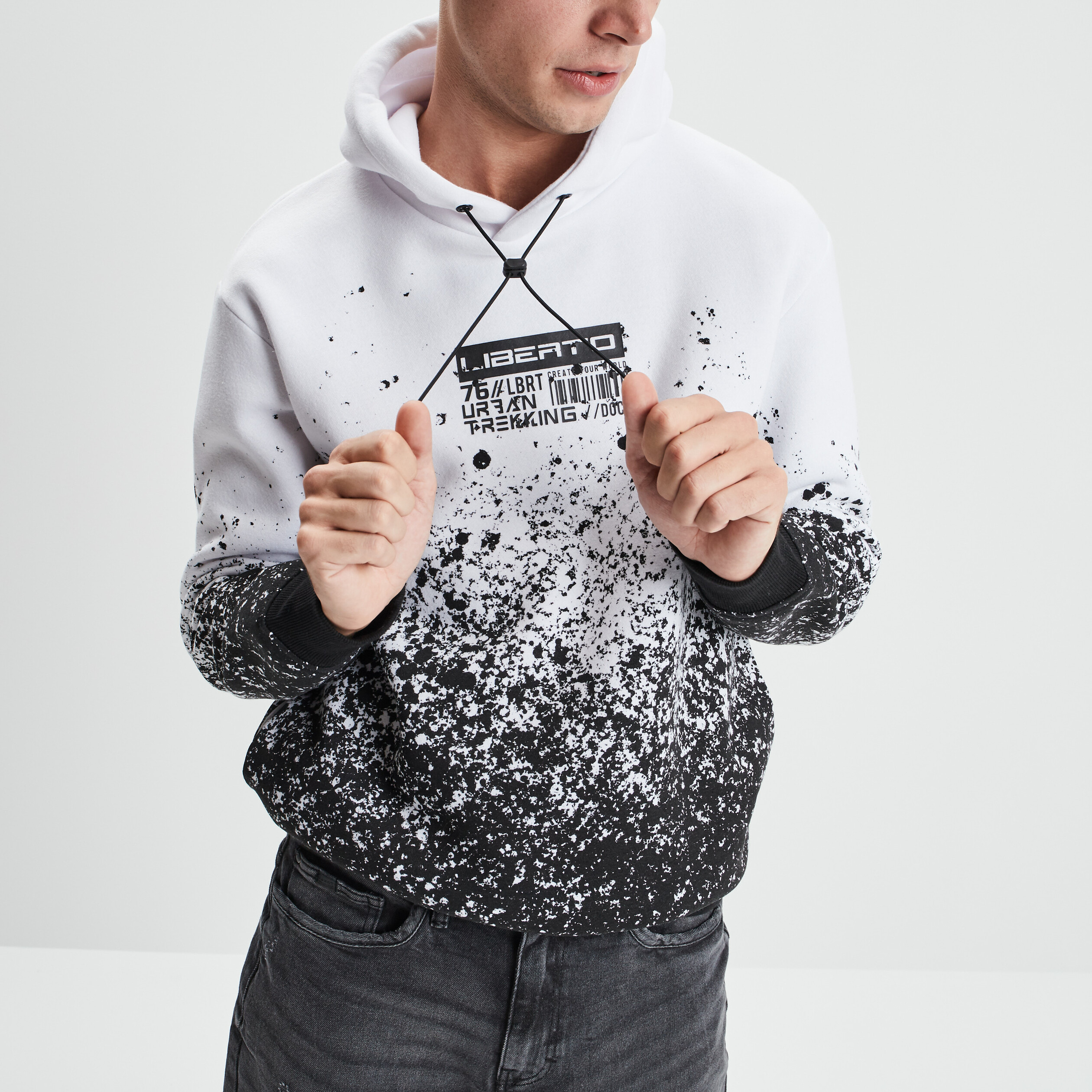 sweat a capuche hoodie blanc homme Sweat à capuche hoodie blanc homme