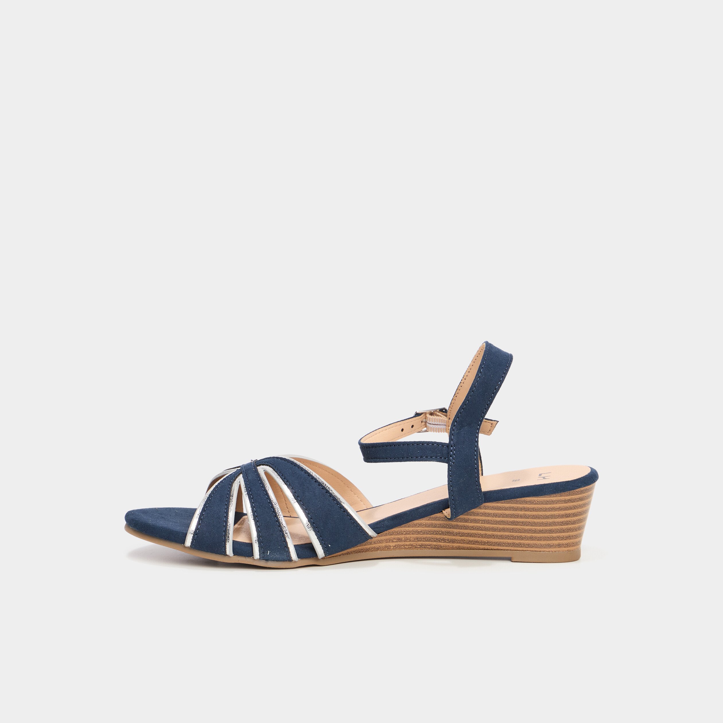 sandales compensees bleu marine femme Sandales compensées bleu marine femme