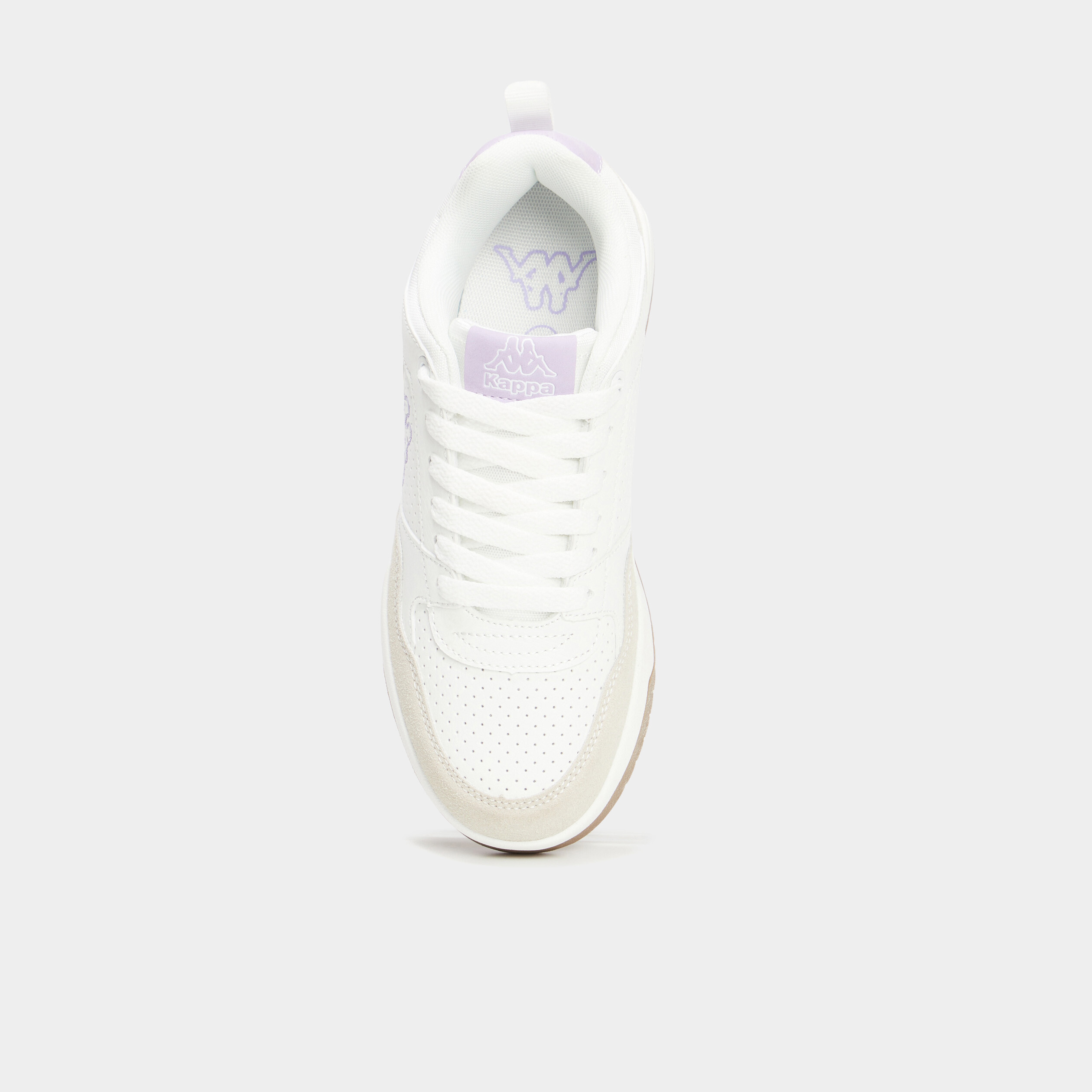 Tennis basses lacets Kappa violet fille