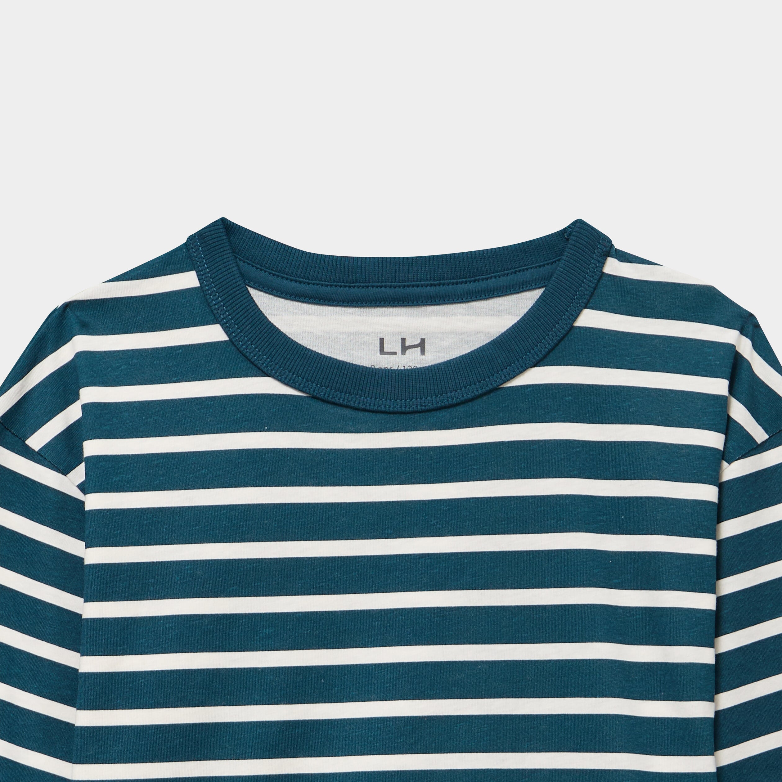 Lot 2 t-shirts manches longues coton bleu canard gar&ccedil;on
