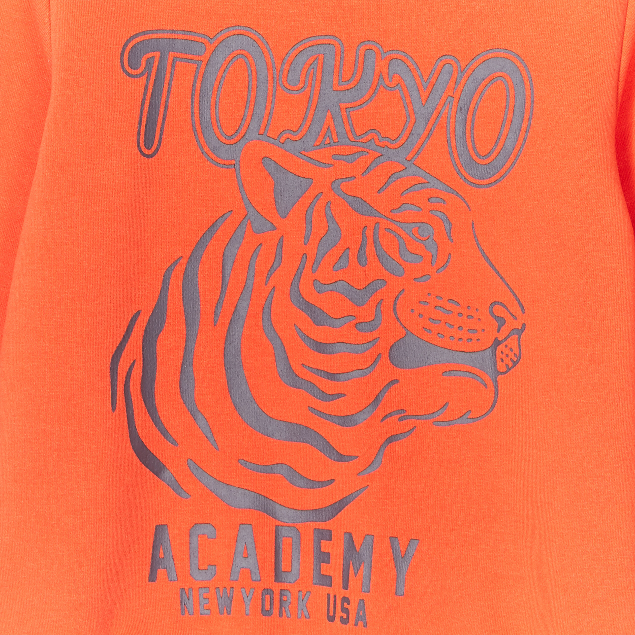 sweat col rond manches longues orange garcon Sweat col rond manches longues orange garçon