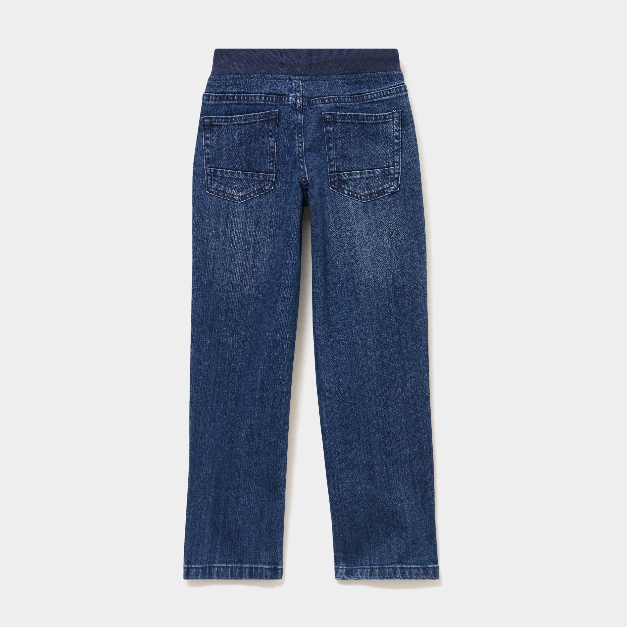 Jeans regular taille &eacute;lastiqu&eacute;e denim stone gar&ccedil;on