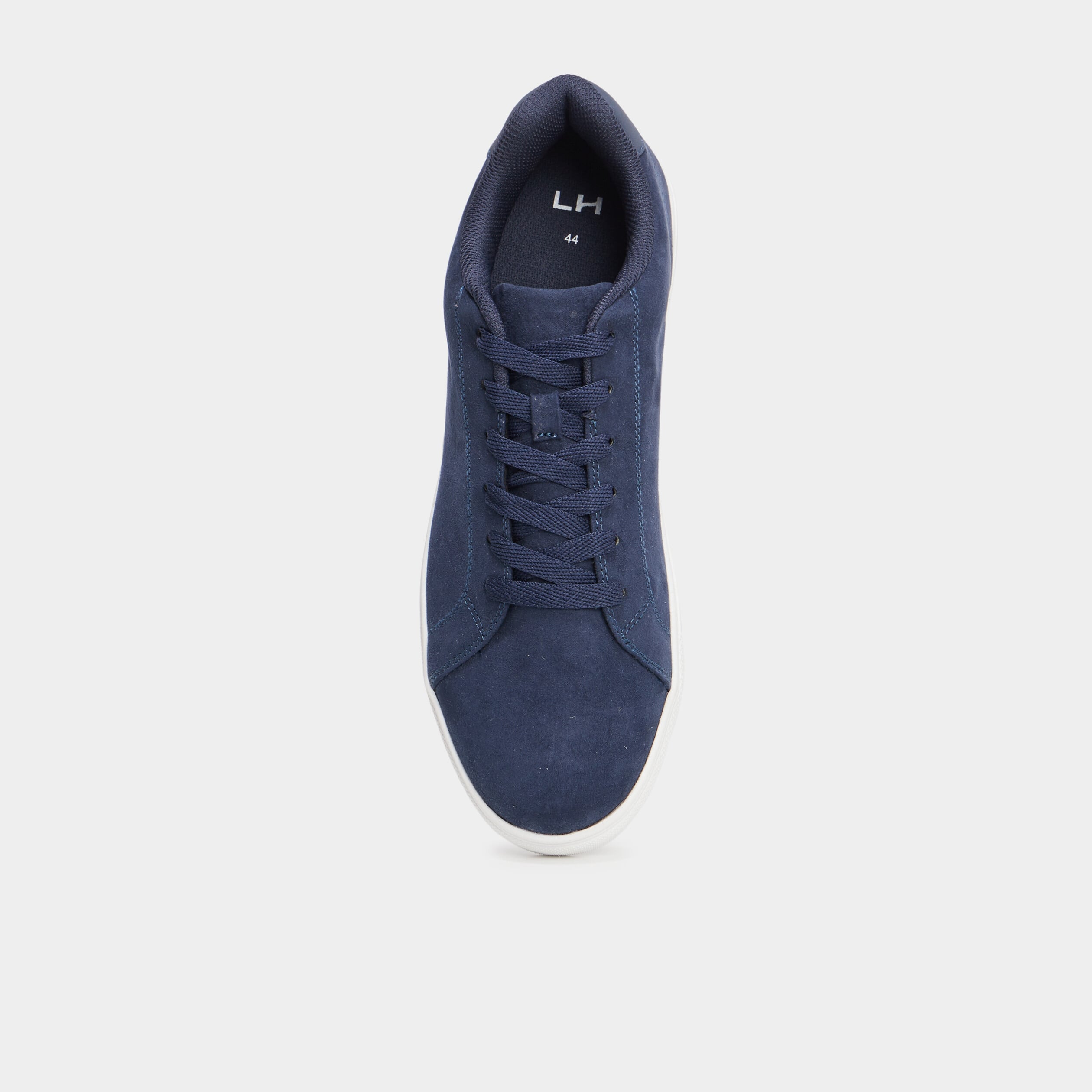 Tennis &agrave; lacets bleu marine homme