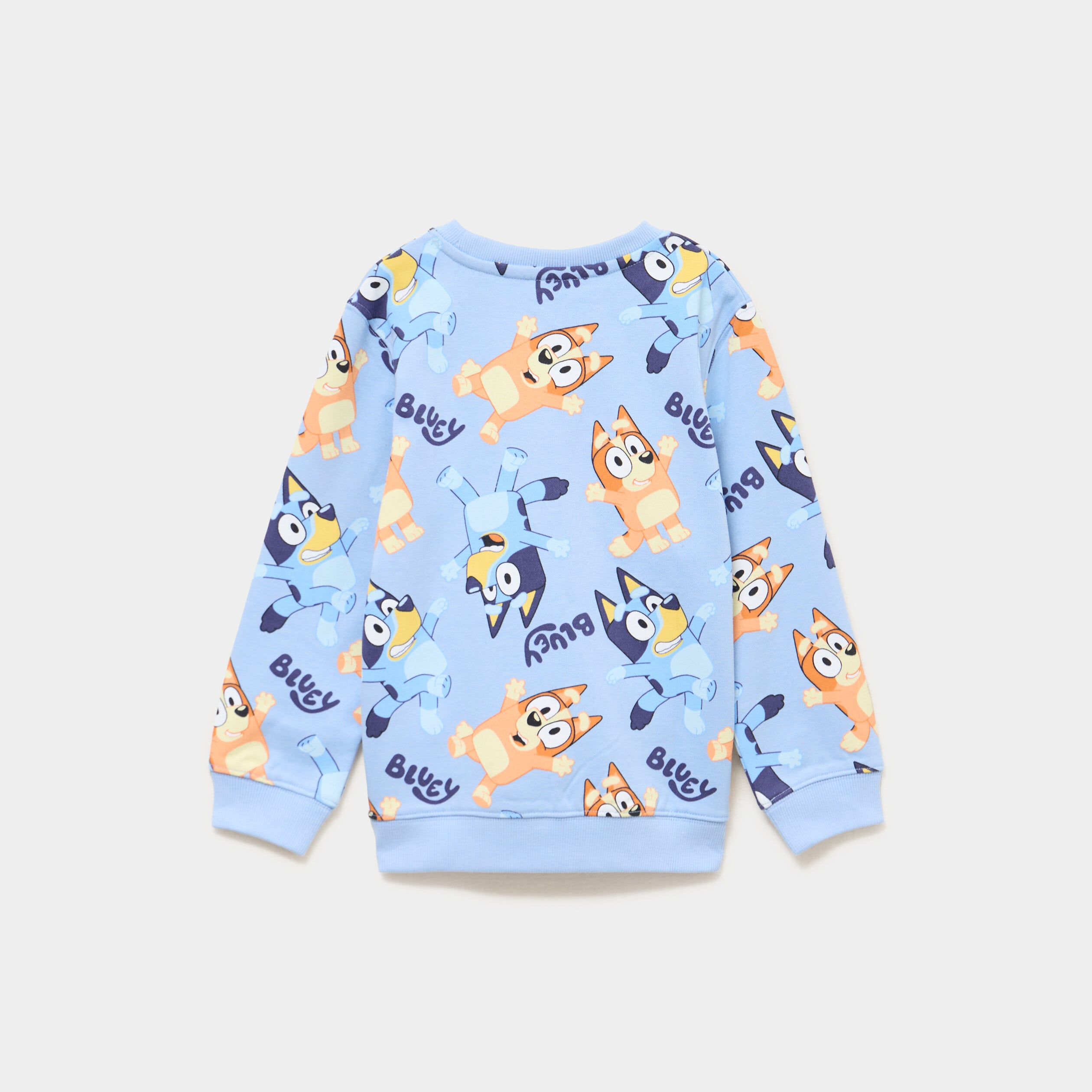 Sweat manches longues Bluey bleu gar&ccedil;on