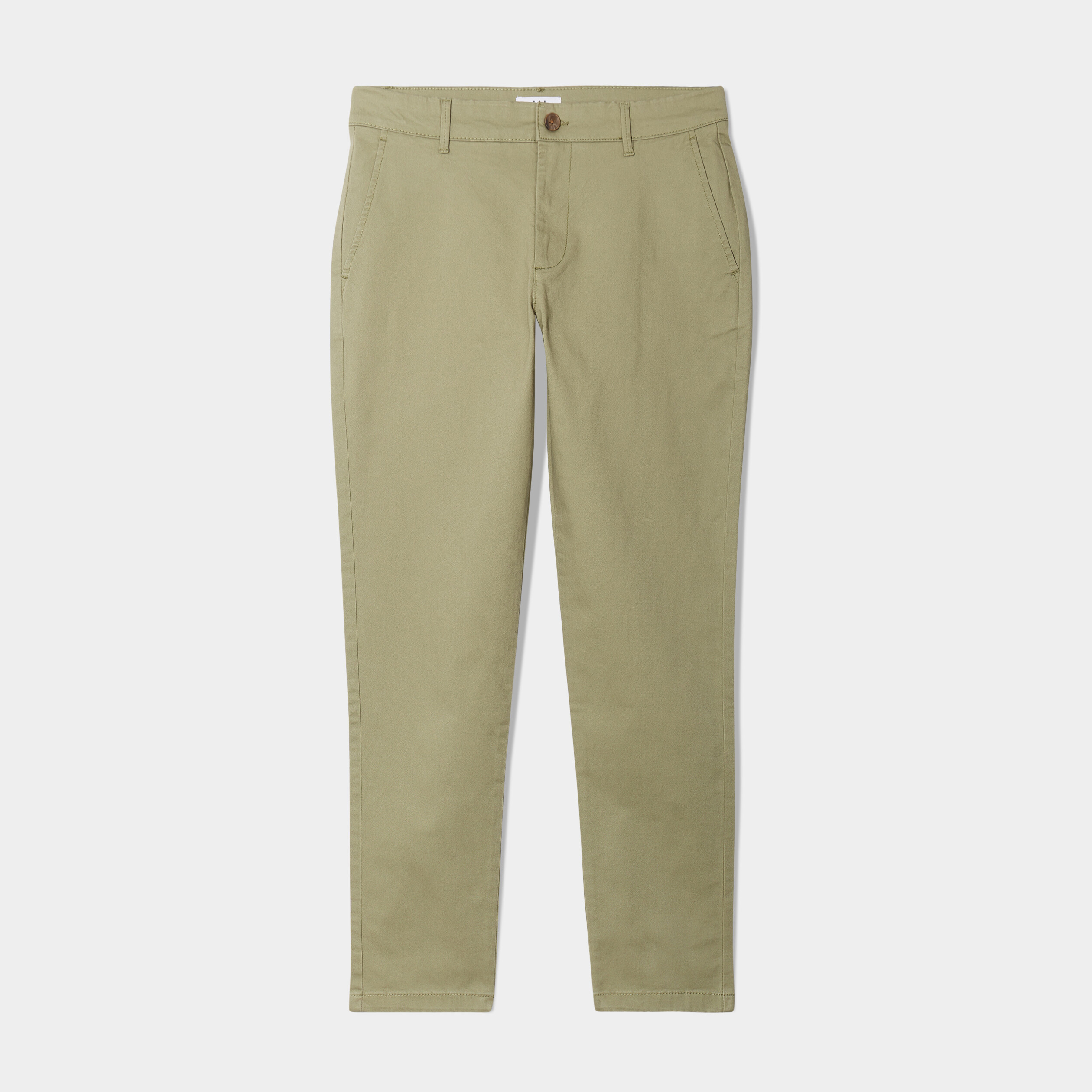 pantalon chino slim coton vert kaki homme Pantalon chino slim coton vert kaki homme