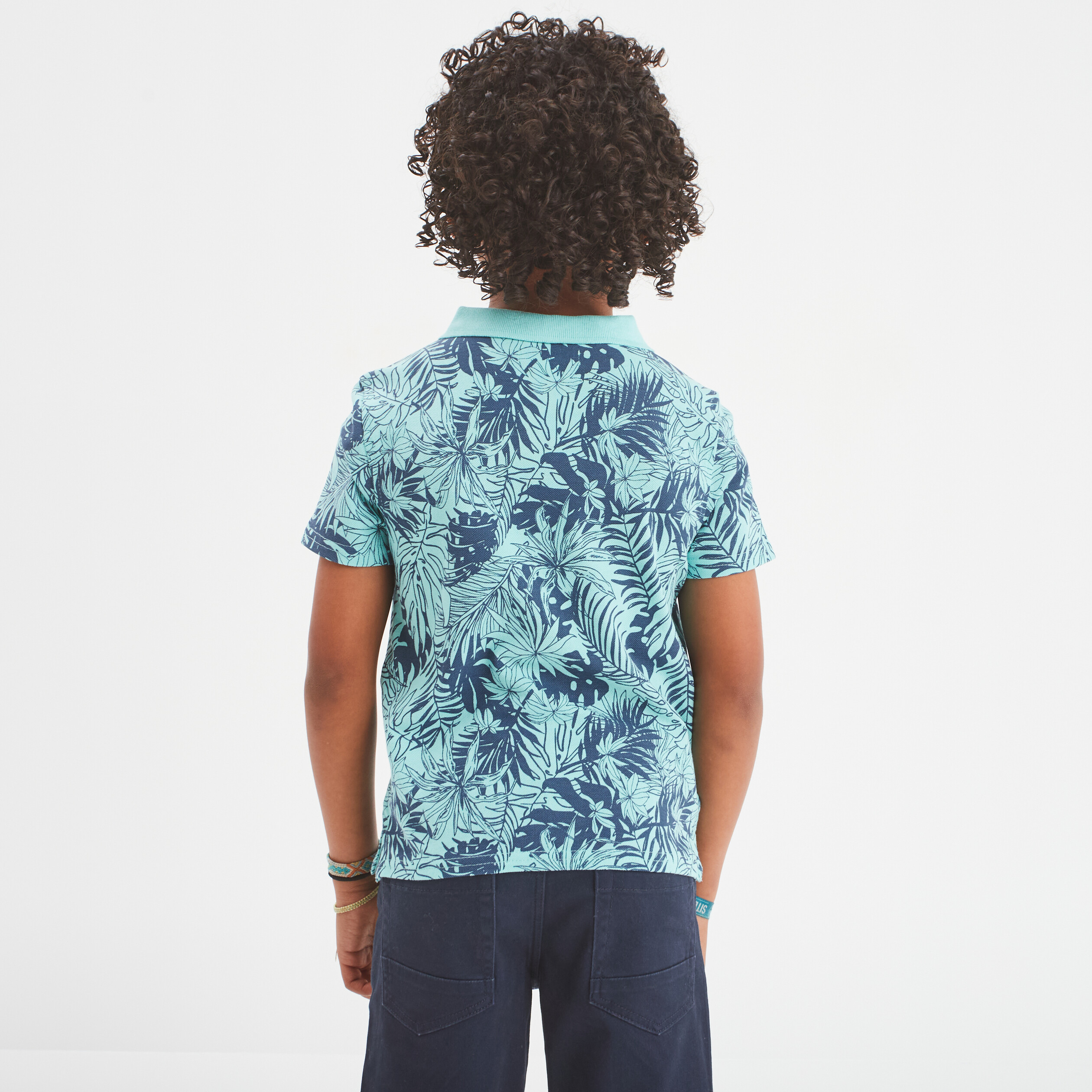 polo manches courtes bleu garcon Polo manches courtes bleu garçon