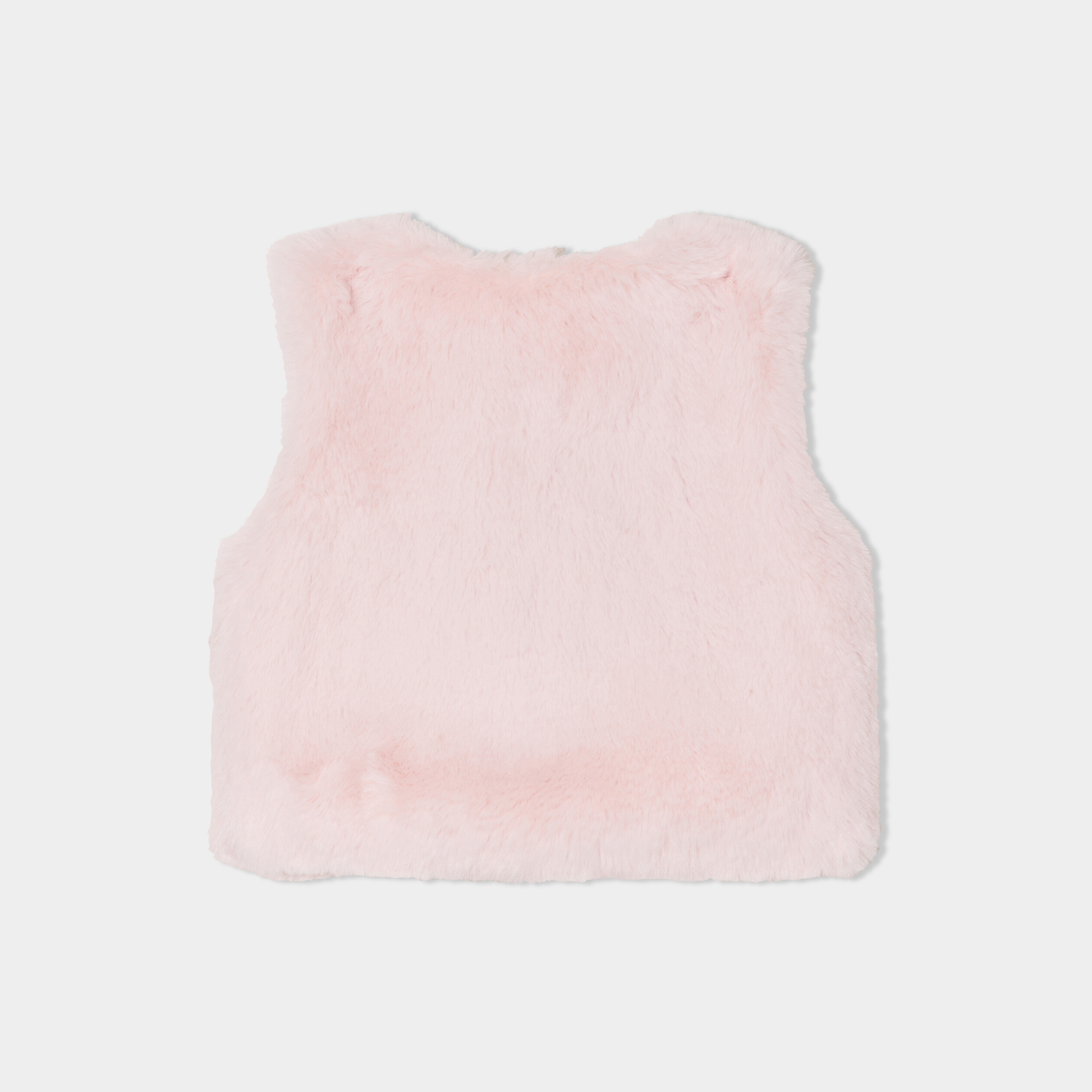 Gilet fourrure sans manche bebe fille outlet