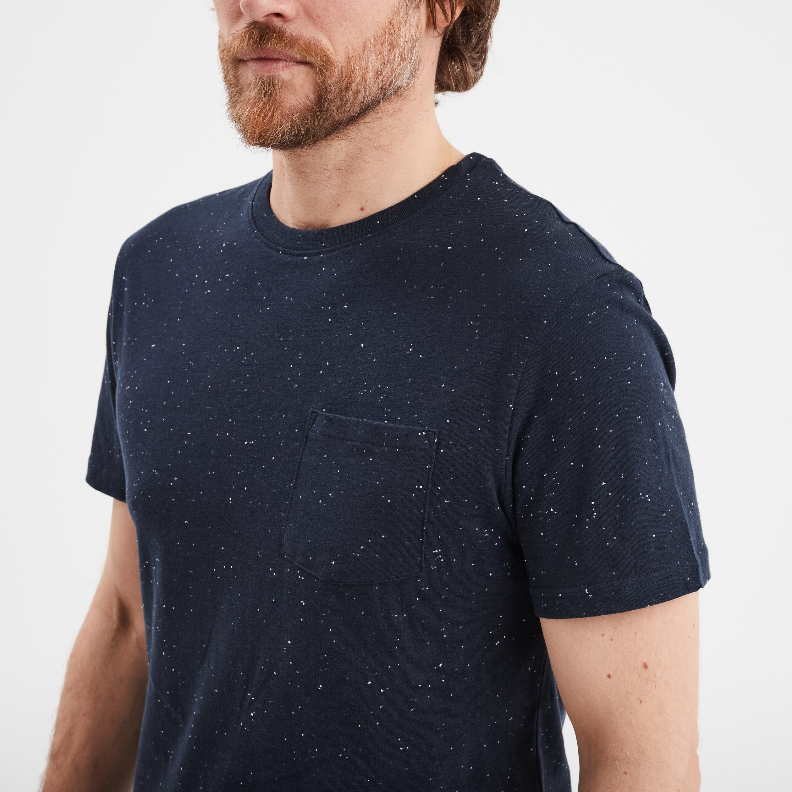 t shirt coton manches courtes creeks bleu marine homme T-shirt coton manches courtes Creeks bleu marine homme