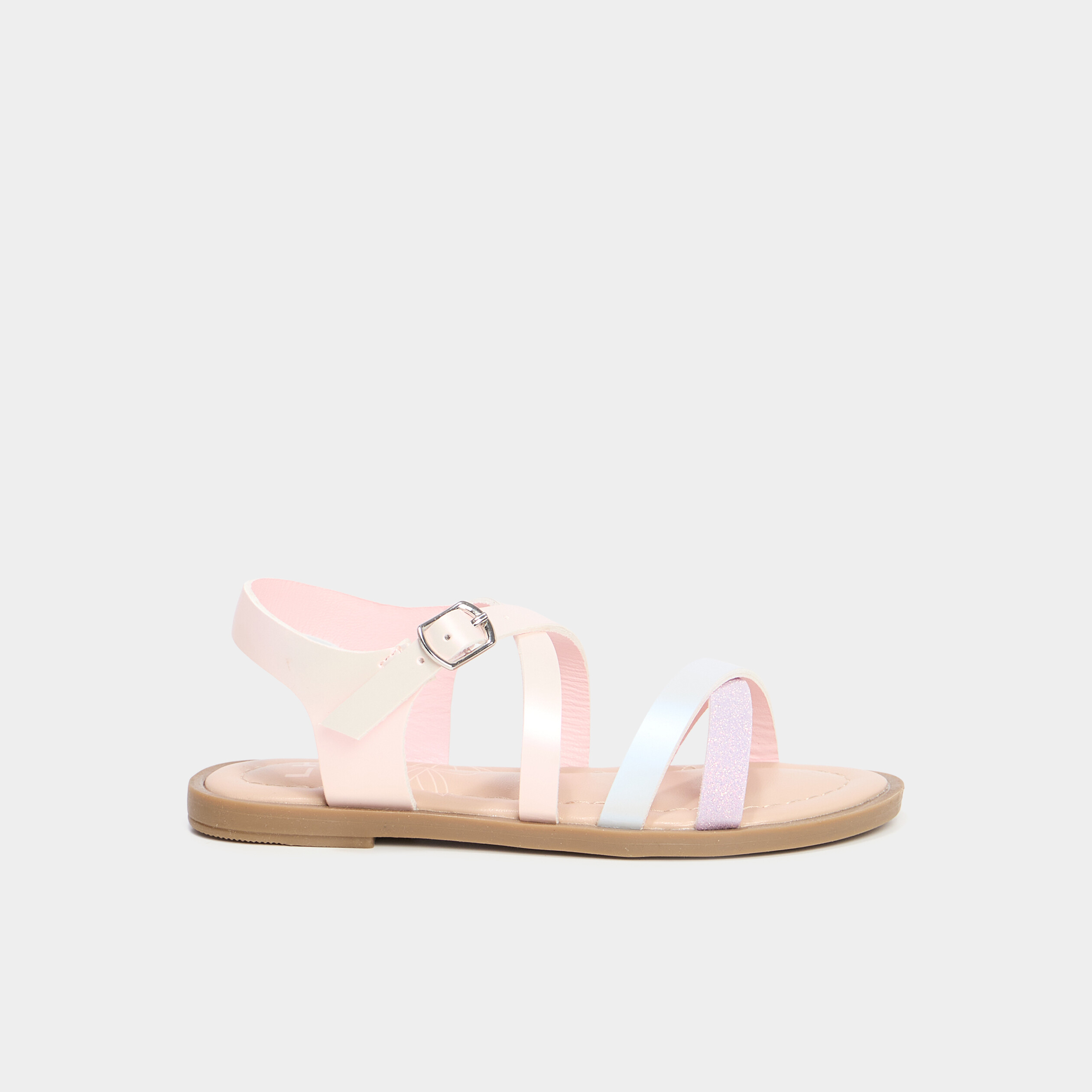 sandales avec brides dattache cheville rose fille Sandales avec brides d'attache cheville rose fille