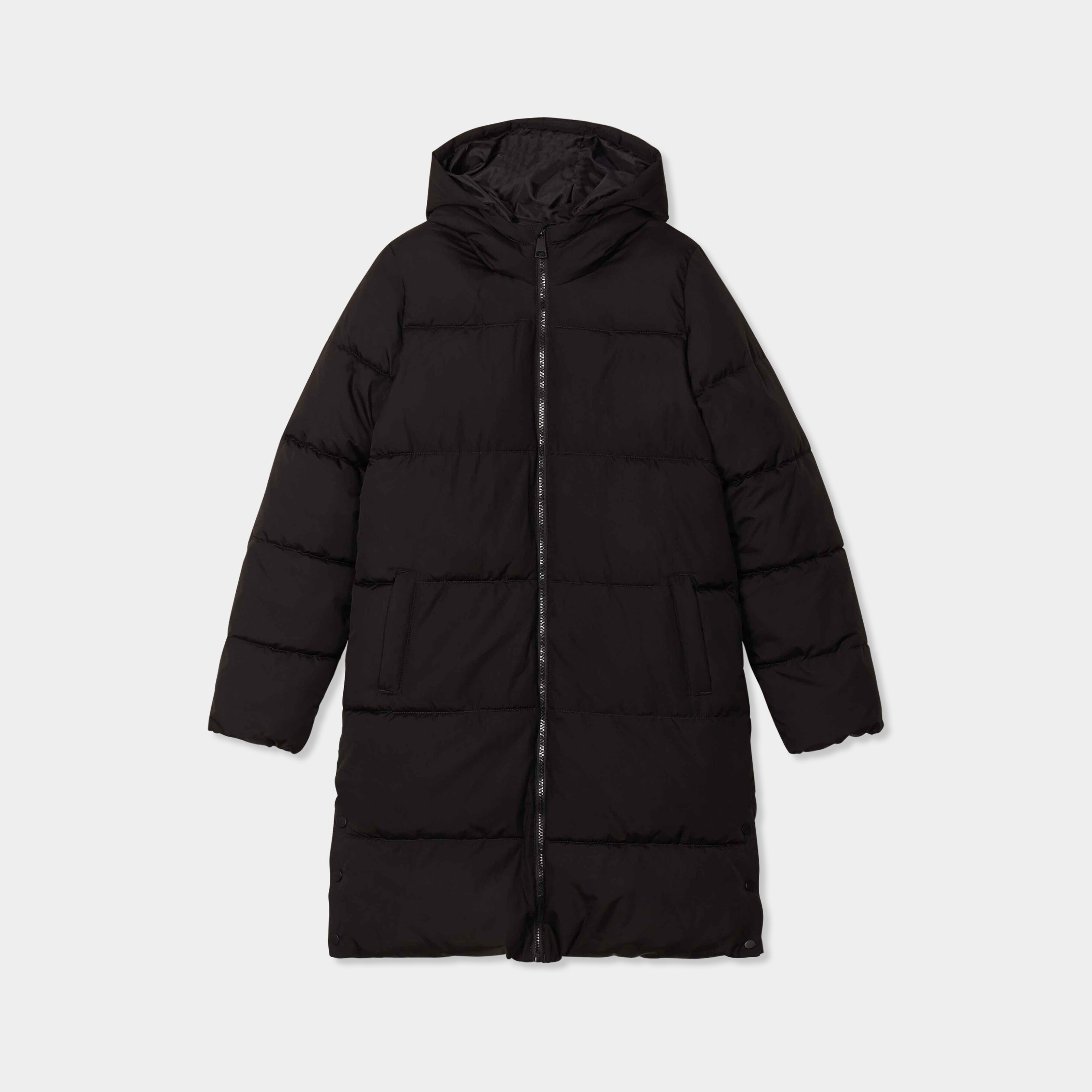 doudoune longue a capuche noir femme Doudoune longue à capuche noir femme