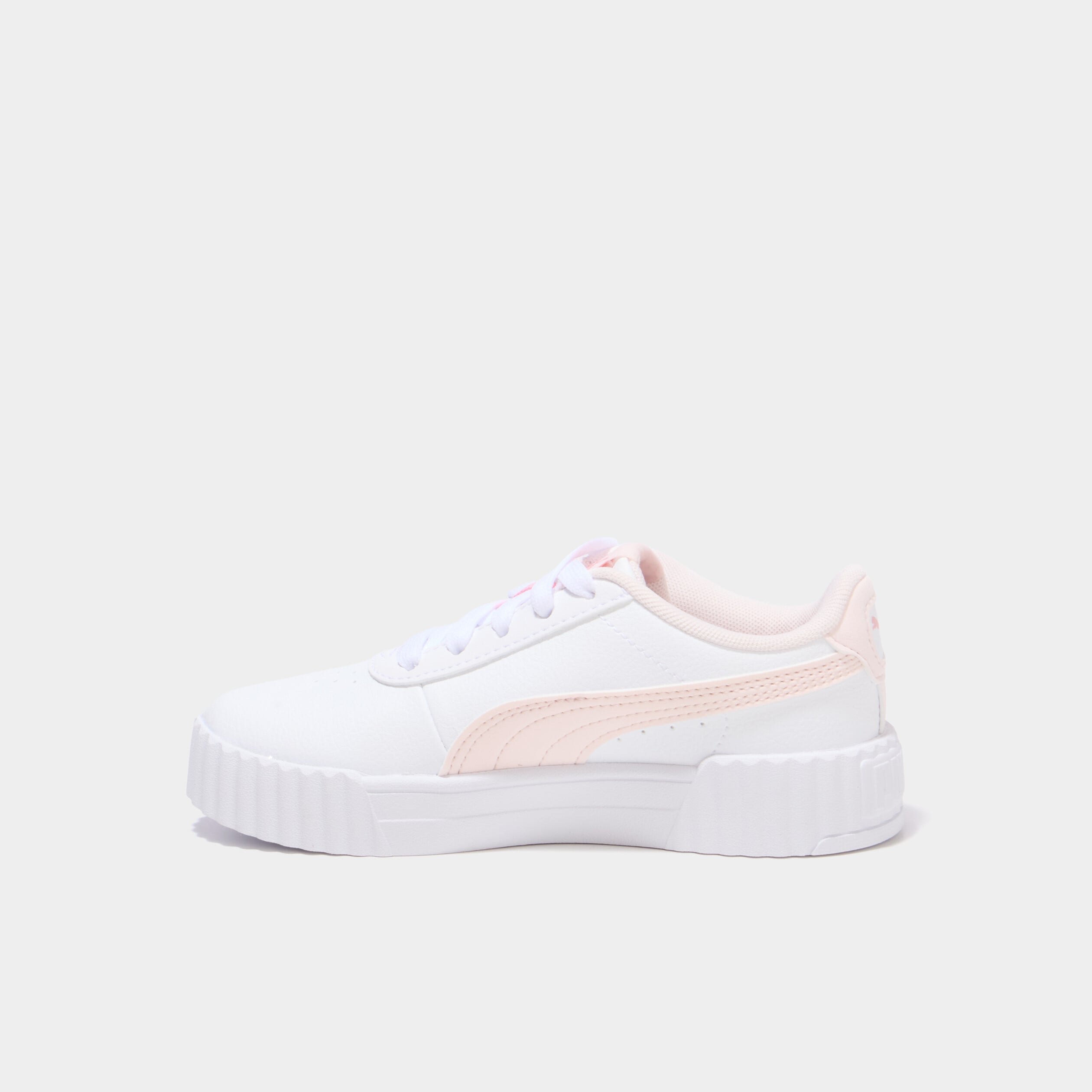 Baskets Puma Carina 3.0 Floral rose clair fille