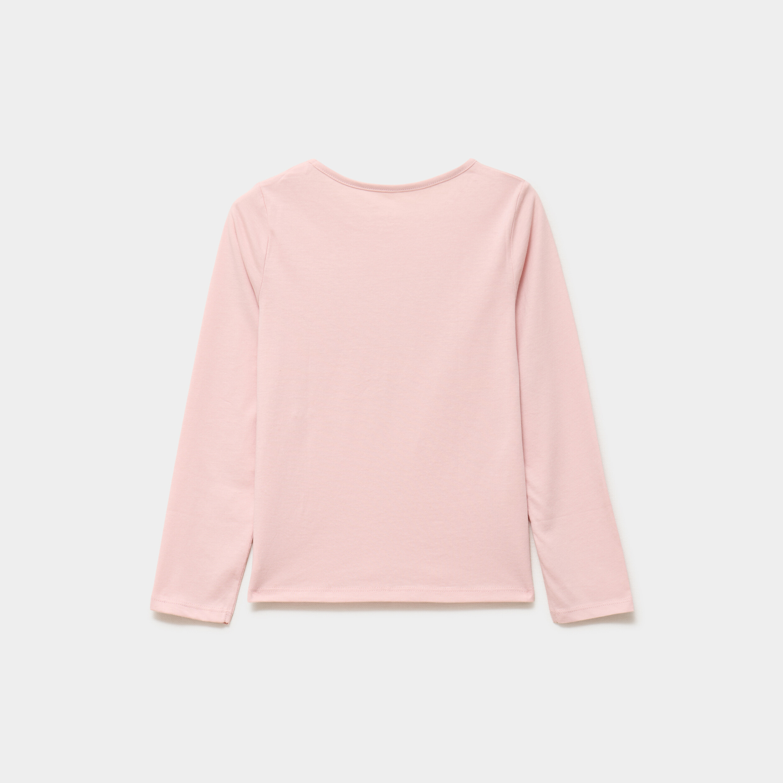 Ensemble pyjama pantalon et t-shirt rose clair fille