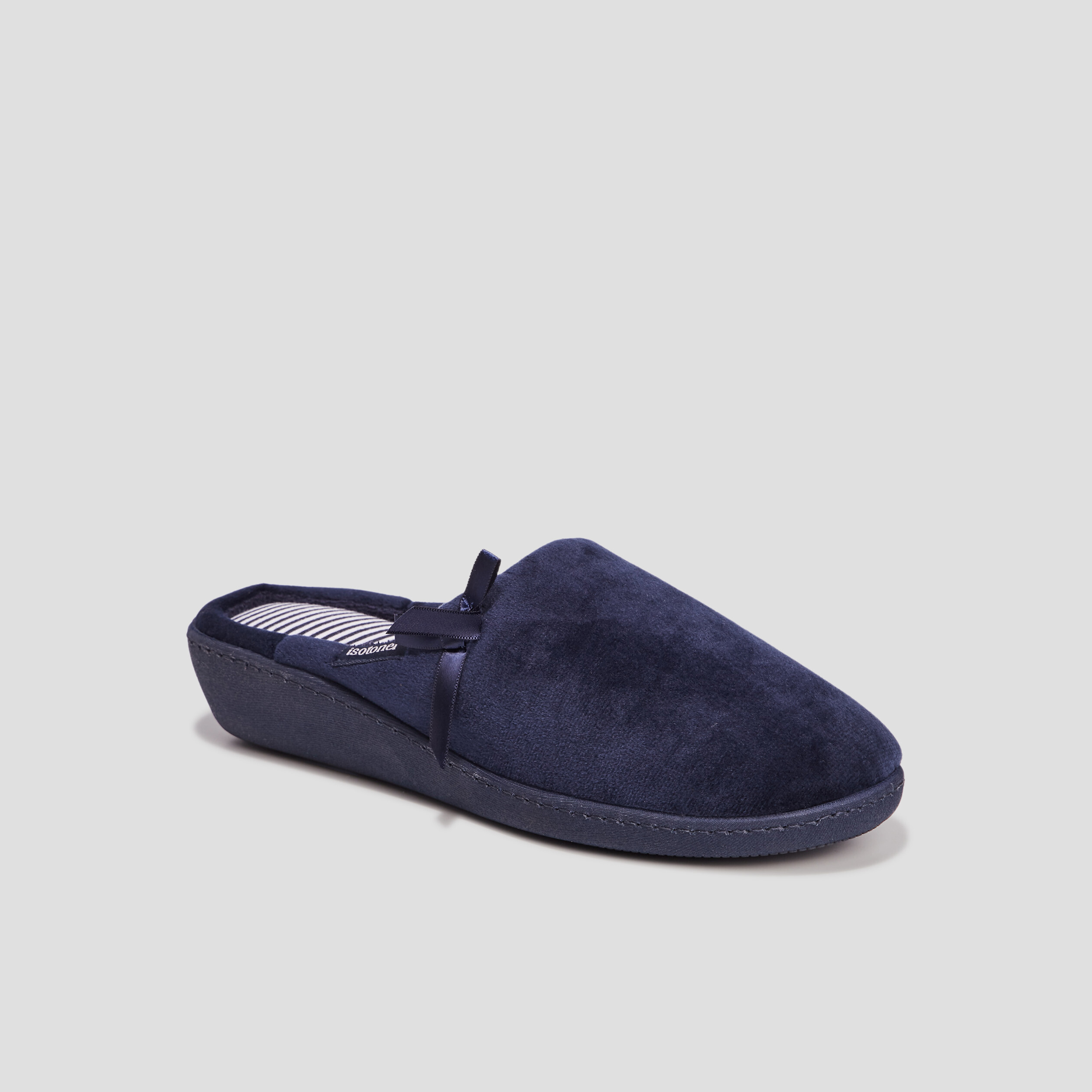 chaussons mules bleu marine femme Chaussons mules bleu marine femme
