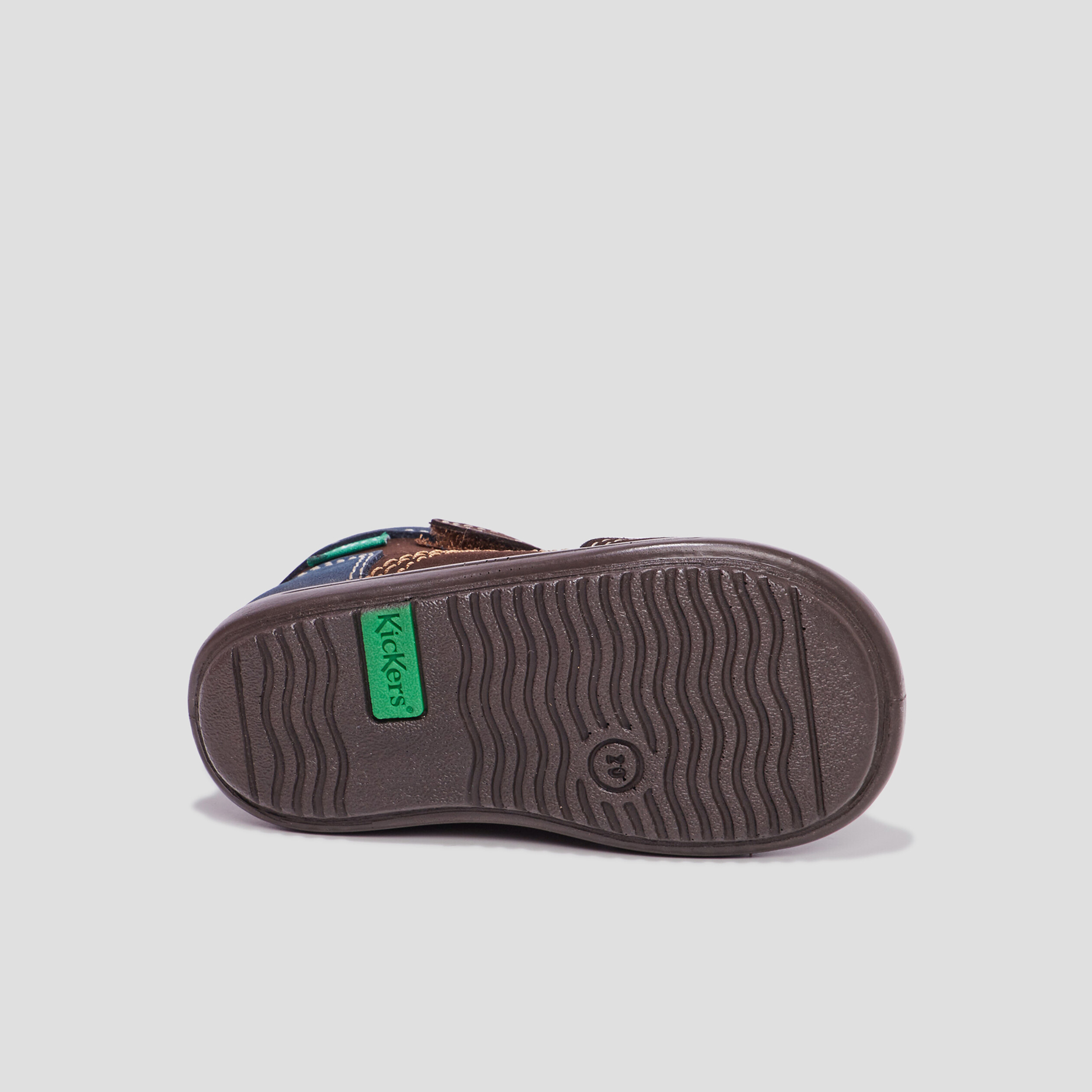 bottillons en cuir kickers kinoe marron bebeg Bottillons en cuir Kickers Kinoe marron bébé garçon